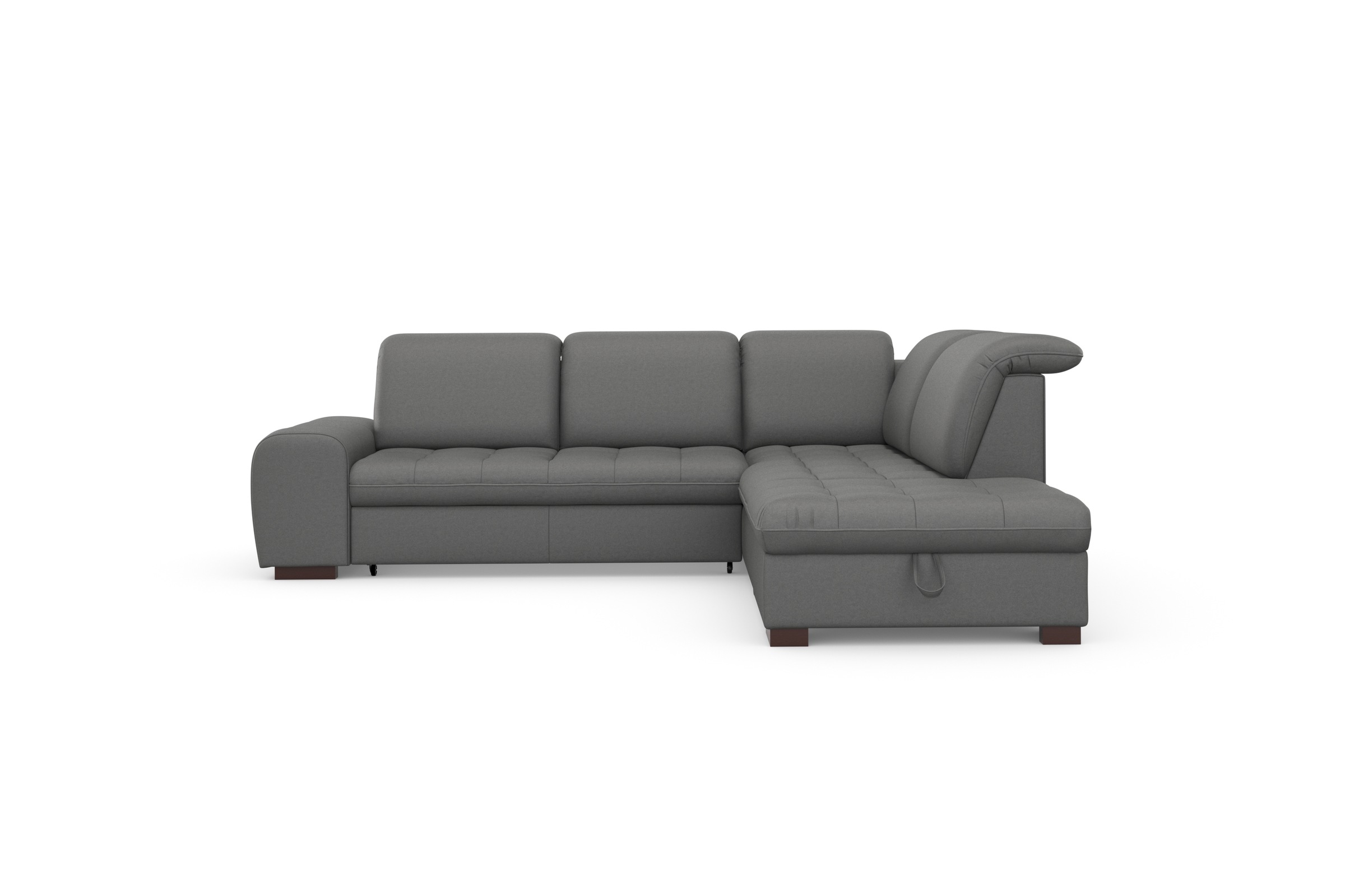 sit&more Ecksofa »Luxor L-Form«, wahlweise mit Bettfunktion, Stauraum und Kopfteilverstellung