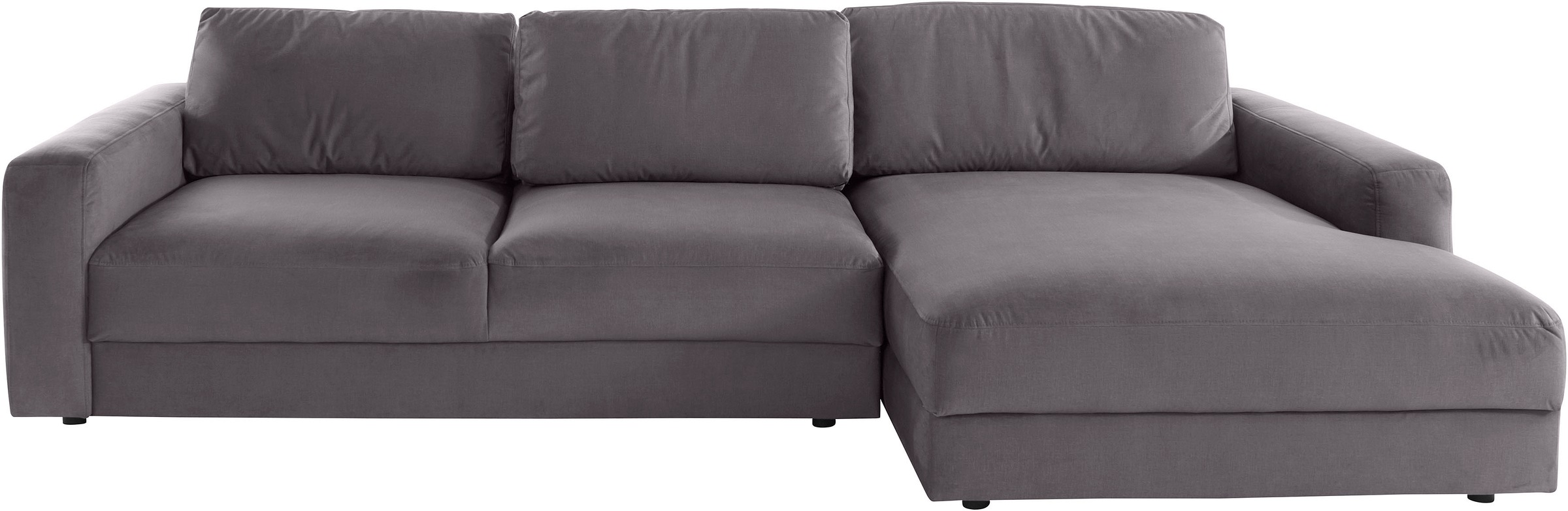 Places of Style Ecksofa »Bloomfield, L-Form«, extra tiefe Sitzfläche, wahlweise mit Sitztiefenverstellung