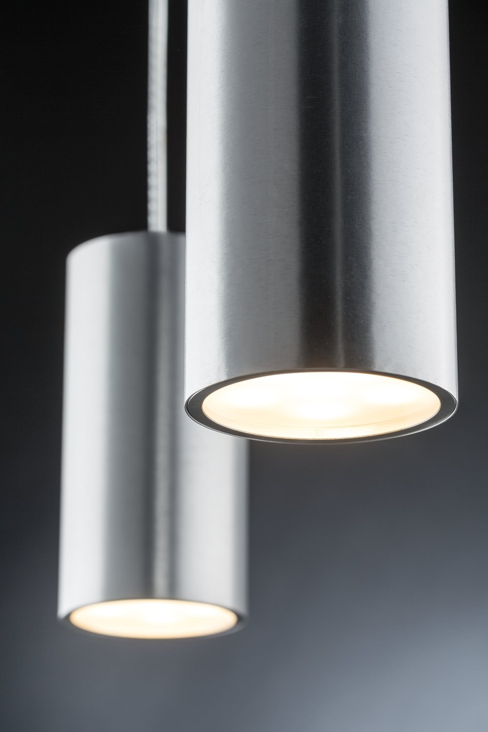 Paulmann Schienensystem-Leuchten »URail Pendel Barrel 370lm 6W 2700K 230V Chrom matt, Alu eloxiert 230V«, (1 tlg.)