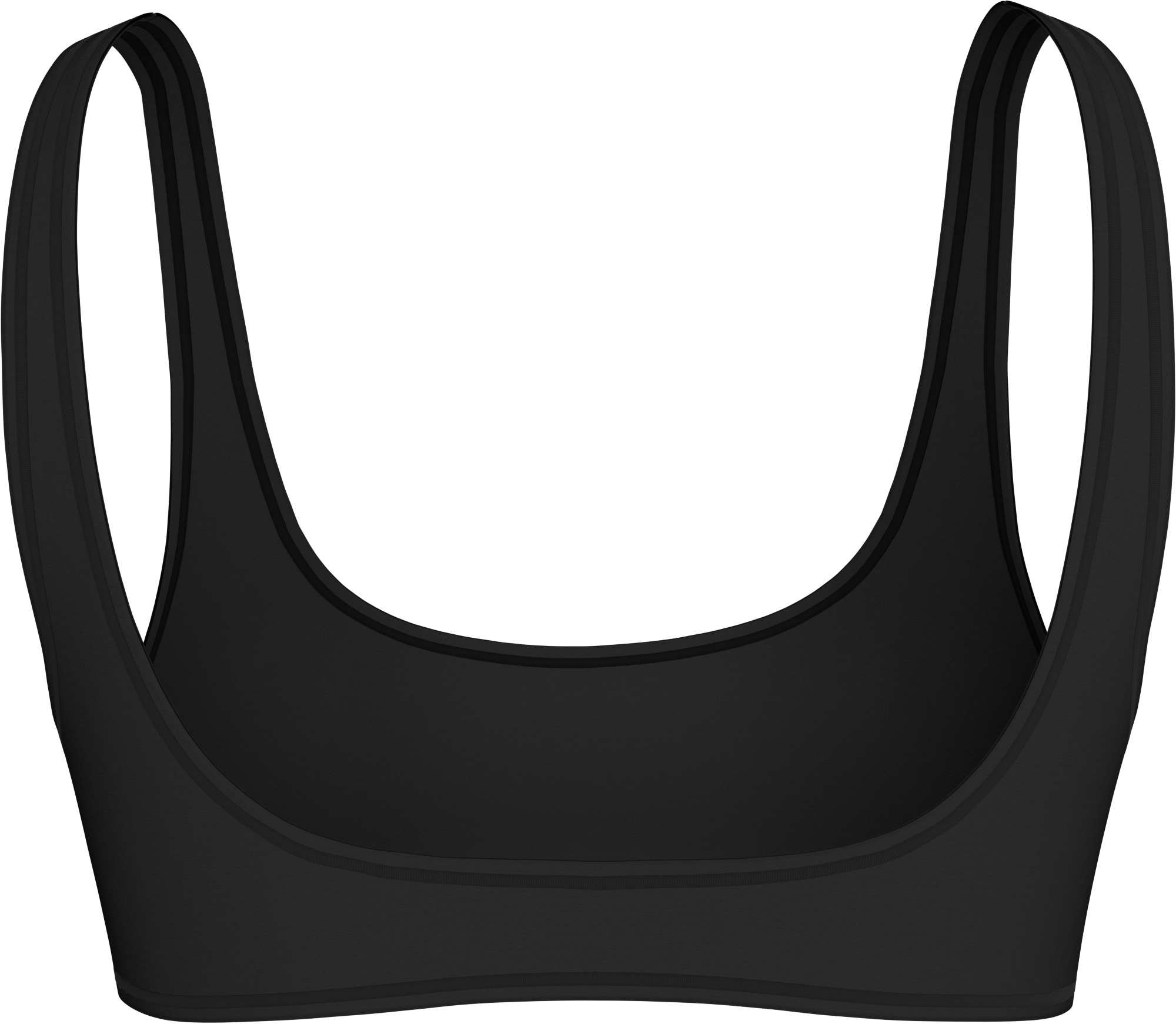 Calvin Klein Swimwear Bustier-Bikini-Top »BRALETTE-RP«, mit Logo-Patch