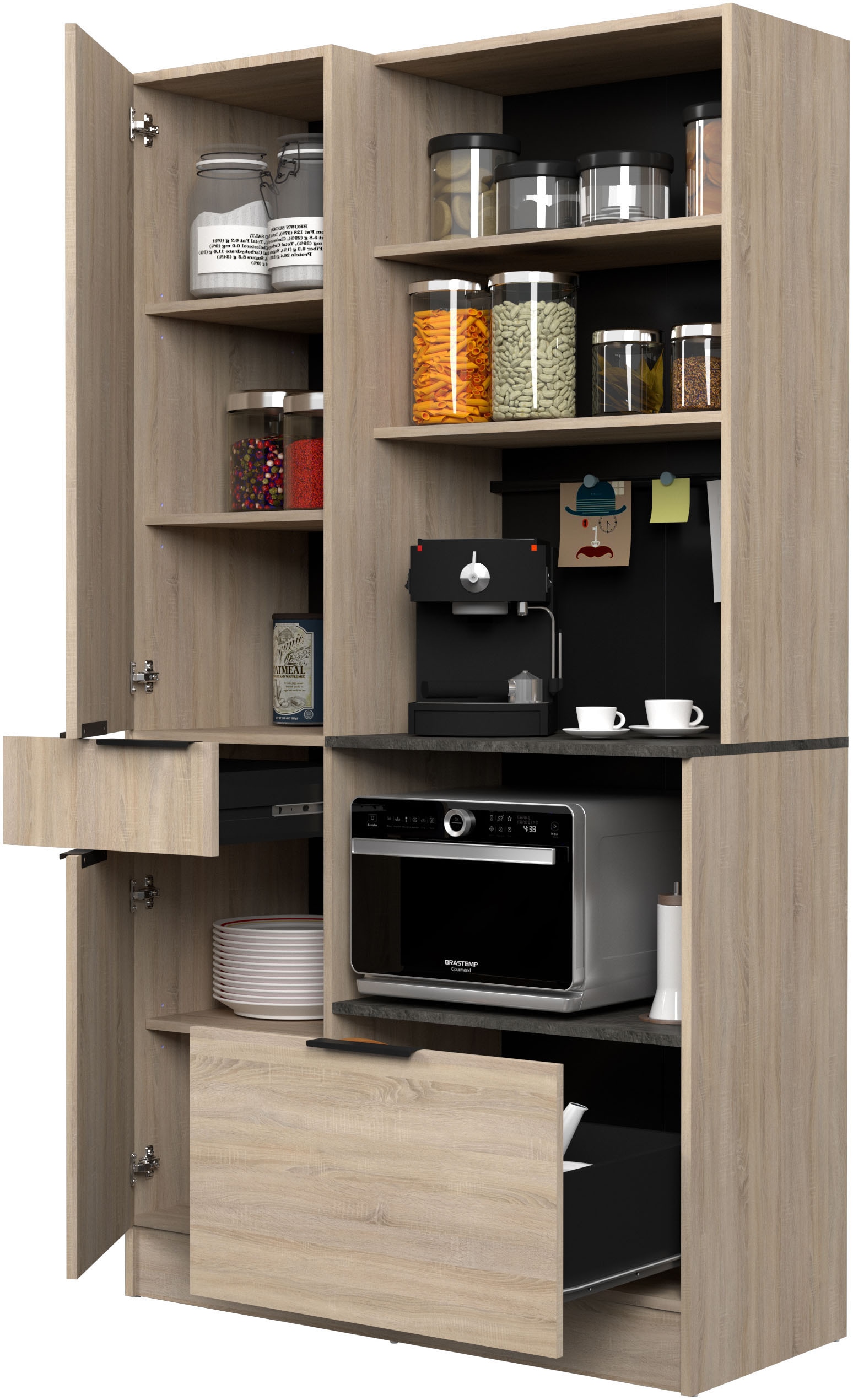 Parisot Schrank-Set »Fumay, Individuell stellbar« Set, 2 Stk. tlg.