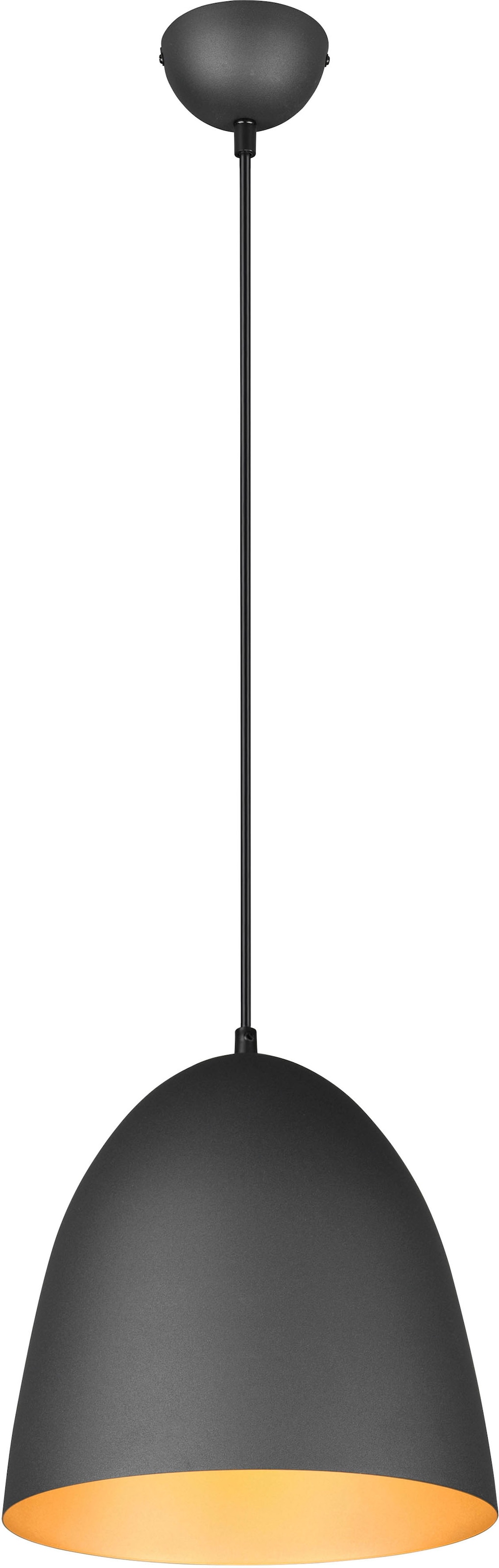 REALITY Leuchten Pendelleuchte »Tilda«, 1 flammig, Leuchtmittel E27 | ohne Leuchtmittel, elegante Hängelampe, max 150cm höhenverstellbar, exkl 1xE27 max 40W