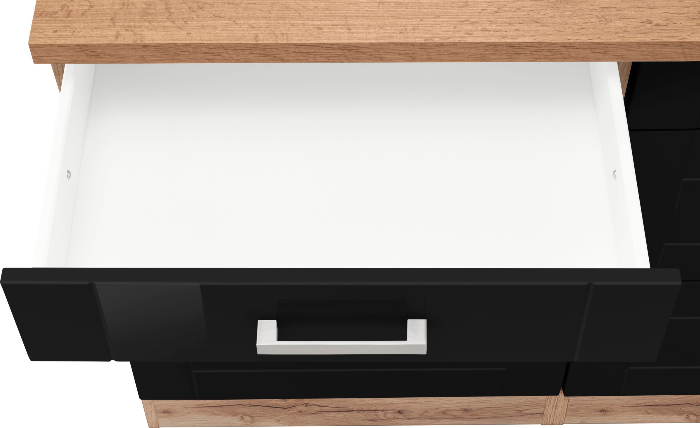 KOCHSTATION Küchenzeile »KS-Tinnum«, mit E-Geräten, Breite 360 cm