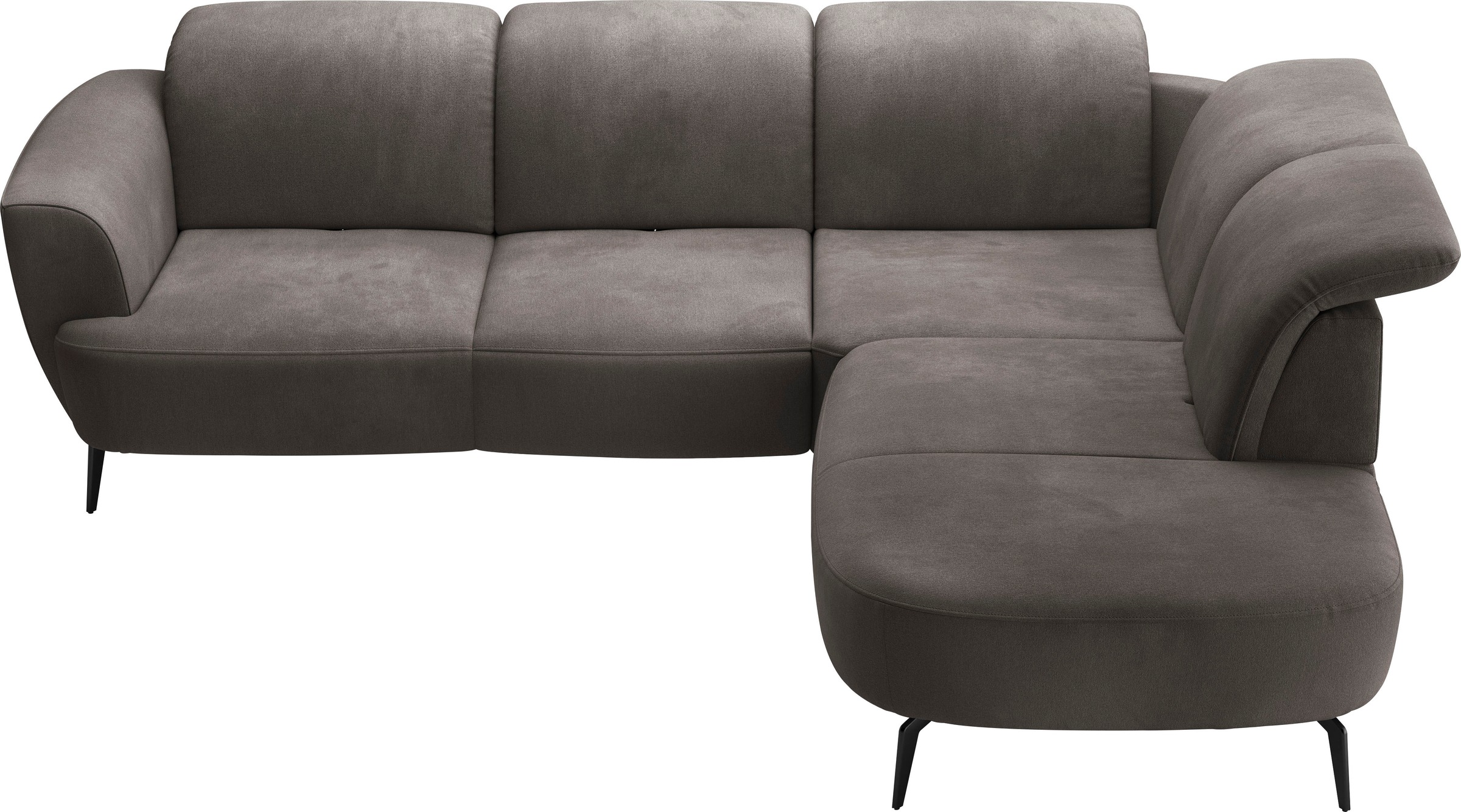 sit&more Ecksofa »Zoe«, ink.Sitztiefenverstellung, wahlweise mit Kopfteilverstellung