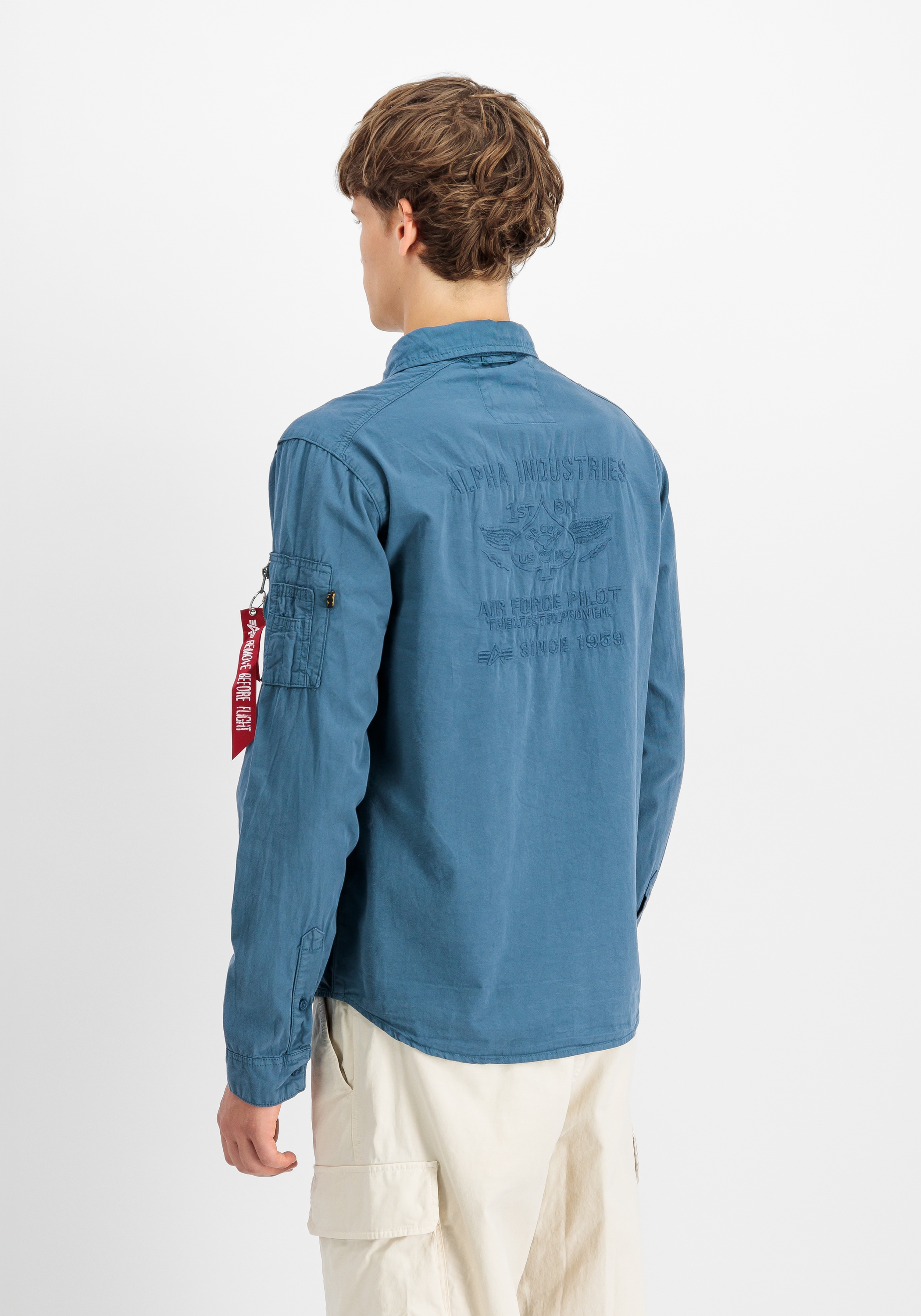 Alpha Industries Oversize-Shirt »Alpha Industries Men - Shirts Air Force EMB Shirt«