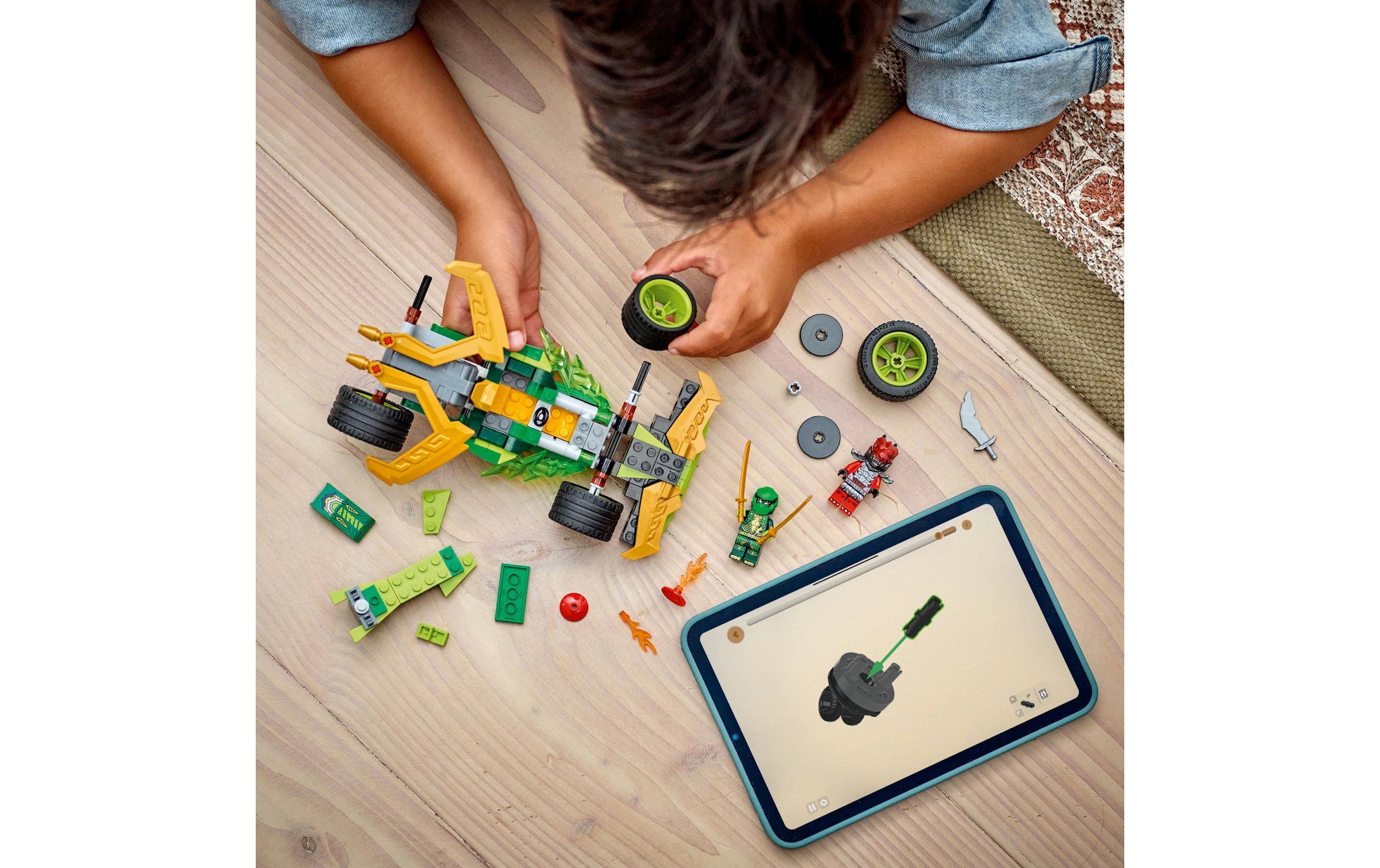 LEGO® Spielbausteine »Ninjago Lloyds Actionflitzer 71828«