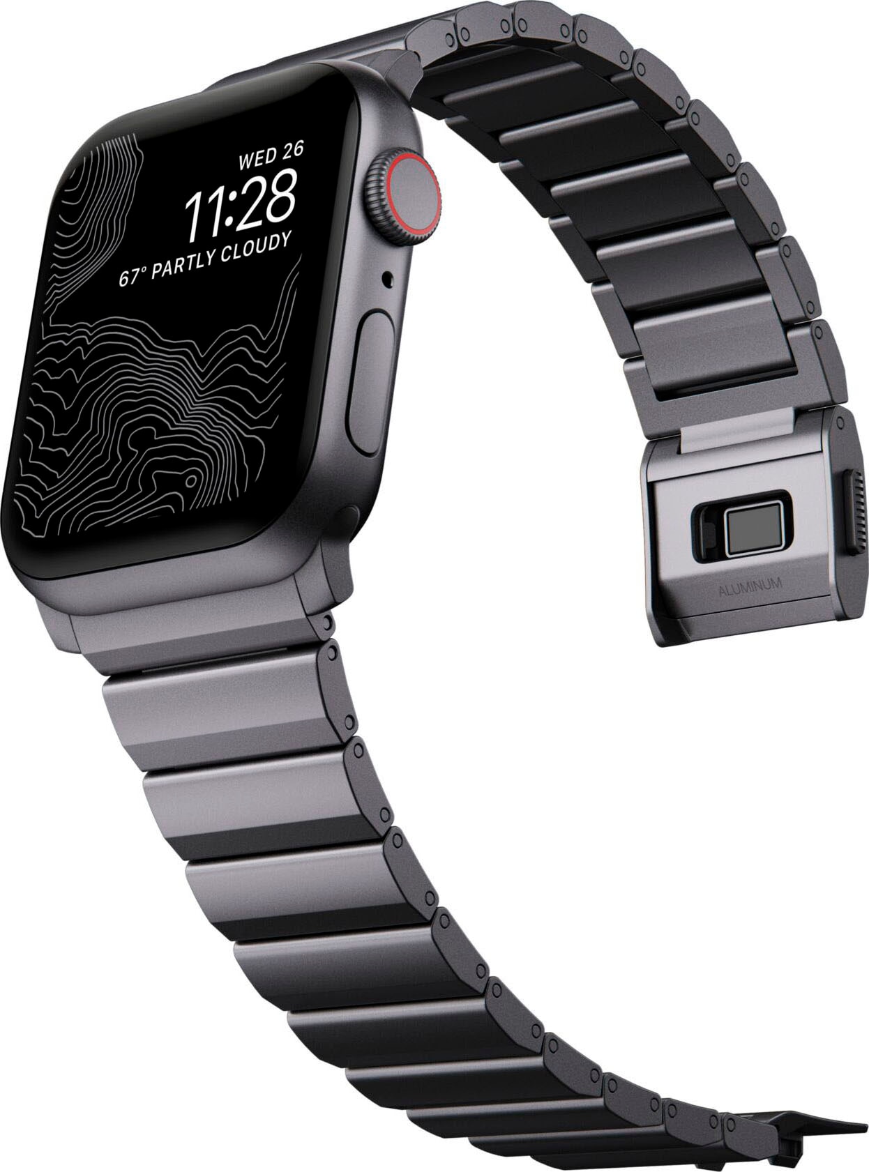 Nomad Smartwatch-Armband »Strap Aluminum 42/44/45/49mm«