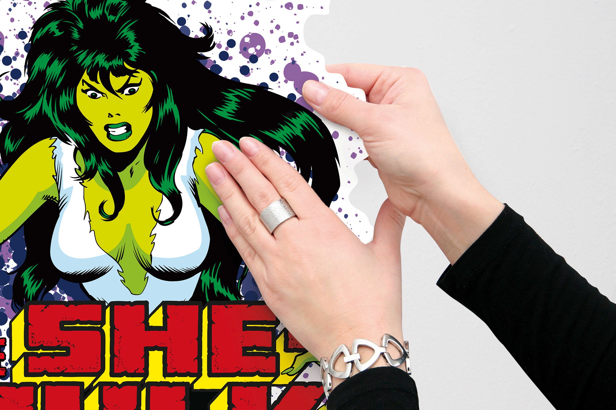 Komar Wandtattoo »She-Hulk Comic Classic - Größe 50 x 70 cm«, (1 St.), selbstklebend, Wandsticker, Kinderzimmer