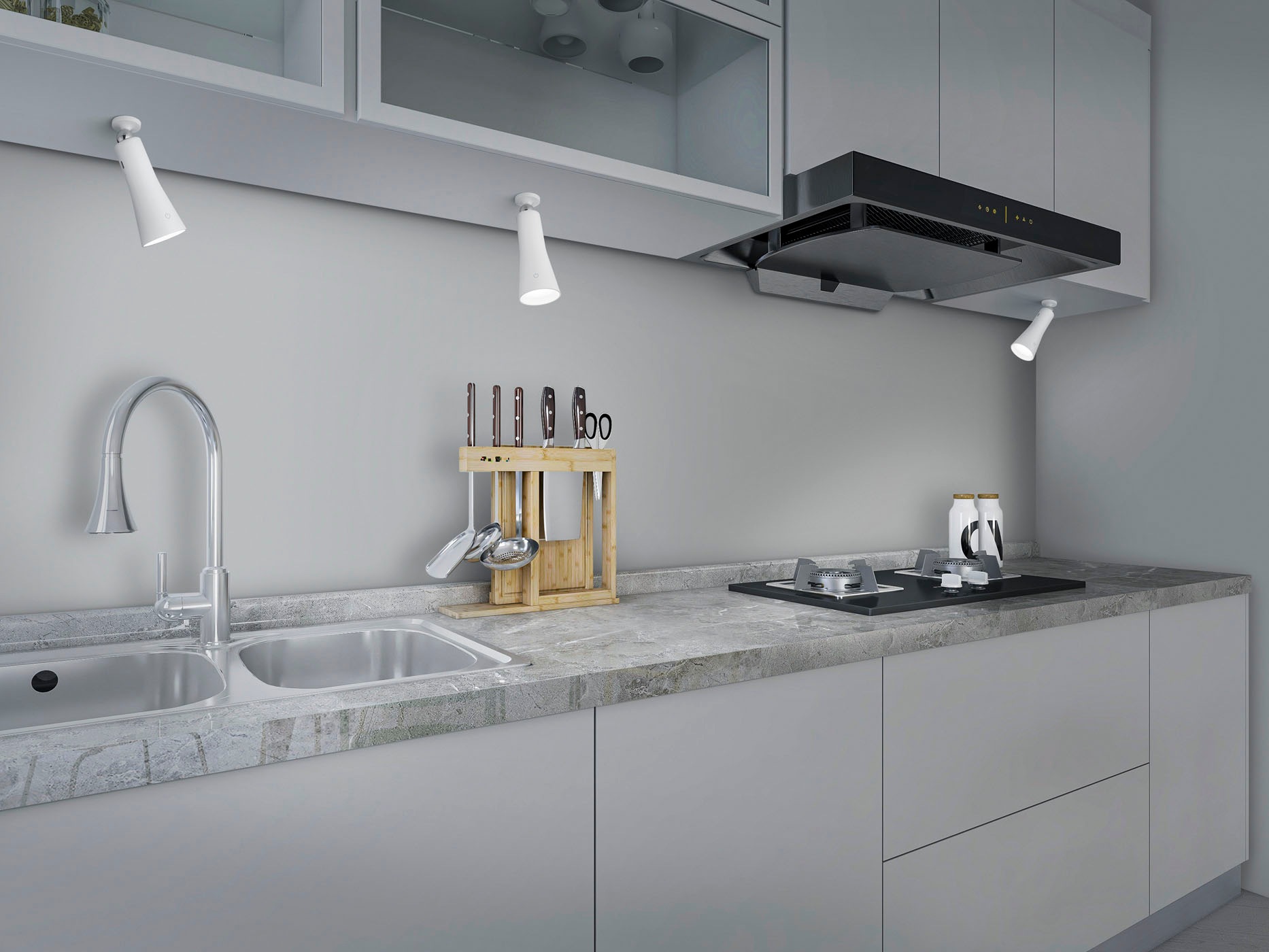 TRIO Leuchten LED Schreibtischleuchte »Maxi«, 1Leuchtmittel LED-Board | LED fest integriert, Klemmleuchte mit Magnet-Halterung, Touchdimmer, USB-C, 2-12h Akku