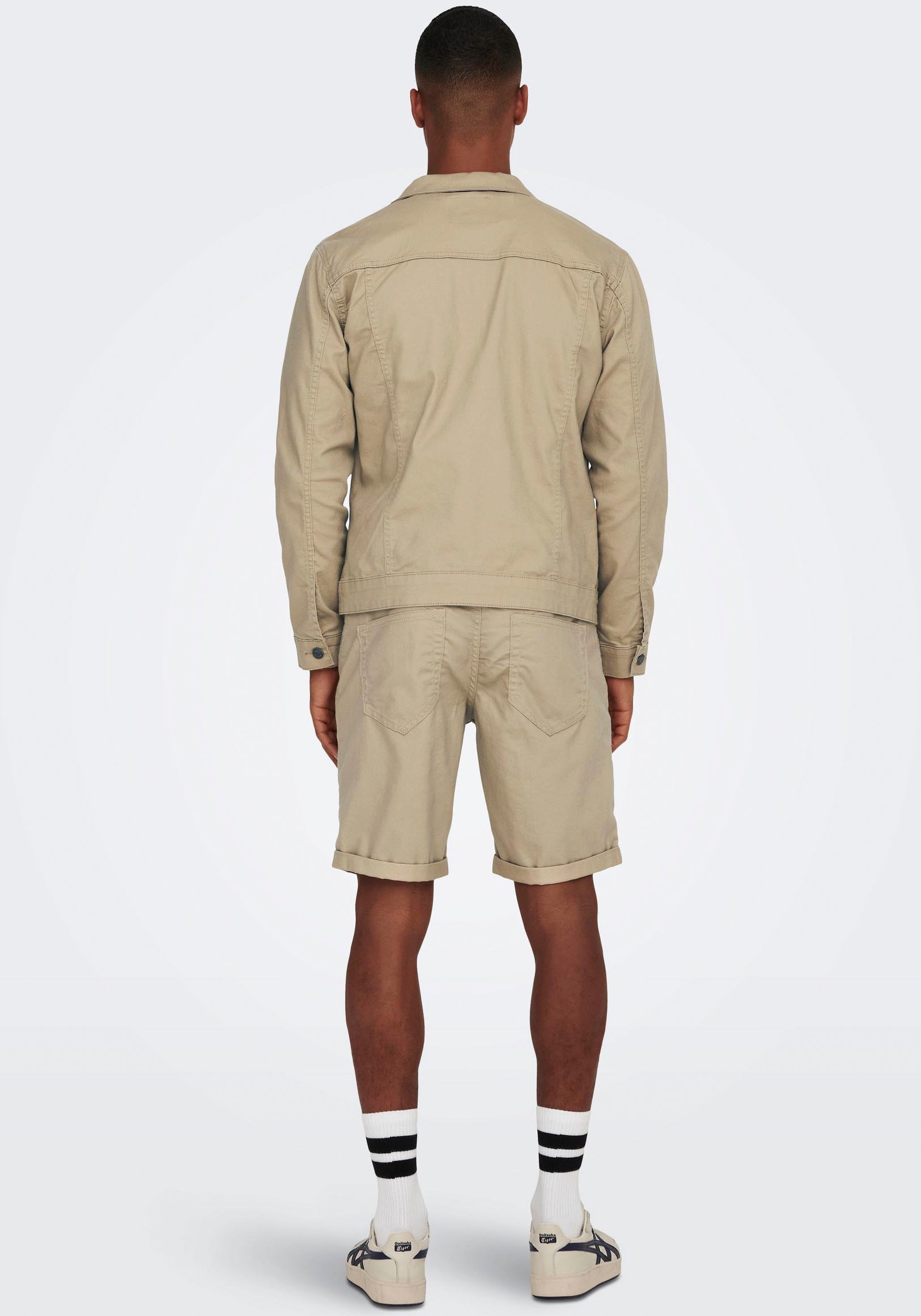3. Bild von ONLY & SONS Jeansshorts »ONSPLY LIFE REG TWILL 4451 SHORTS«