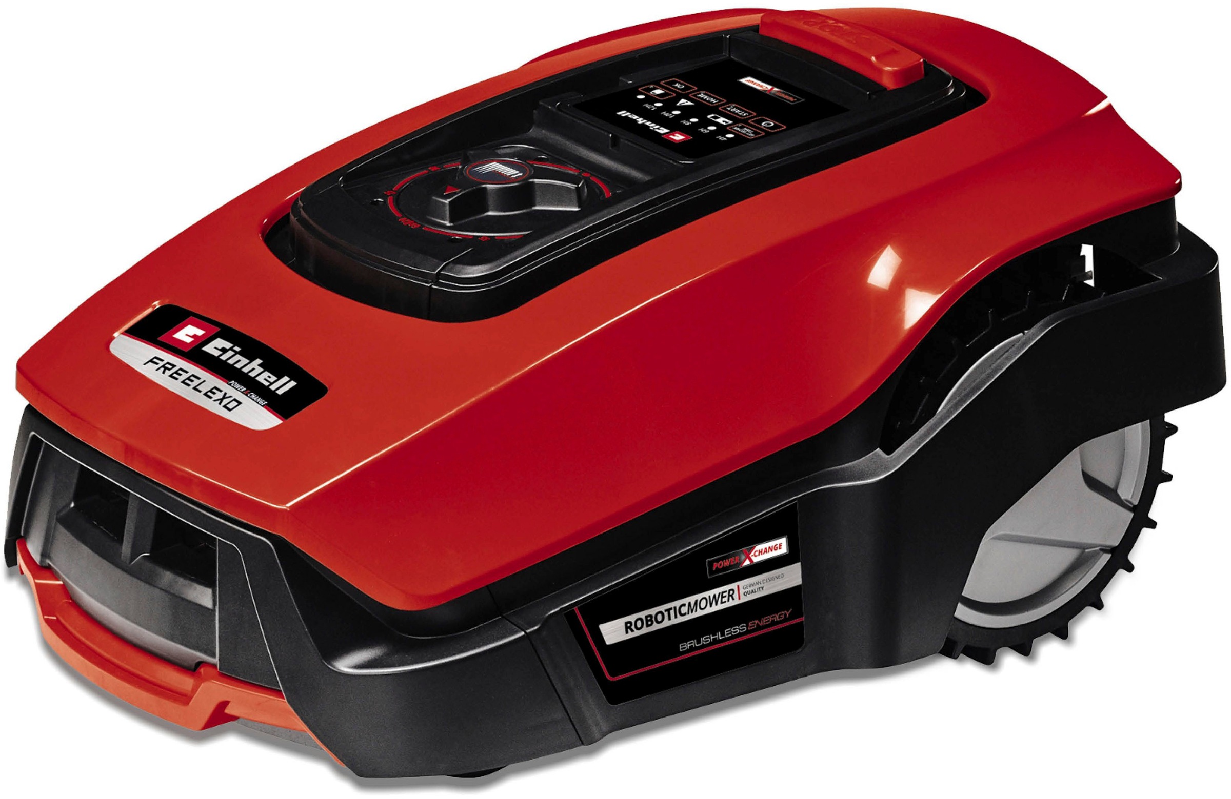 EINHELL Rasenmähroboter »FREELEXO 500 BT« inklusive Akku und Ladestation "Homebase" rot Sicherheitssensorik dank Stoß-, Kipp- und Hebesensoren