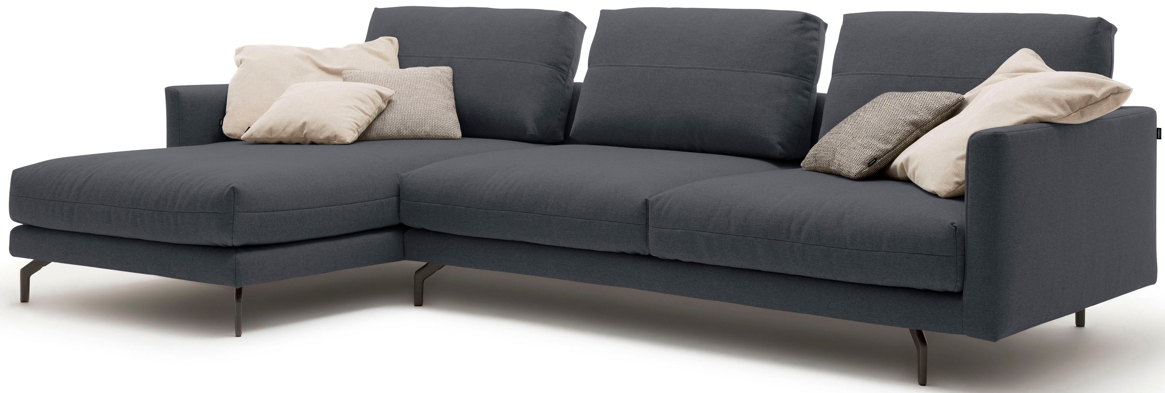 Creation BY ROLF BENZ Ecksofa »CR.414, Designecksofa, Polsterecke, Breite 300cm, L-Form« wahlweise aus feinstem Rindsleder oder hochwertigem Chenille