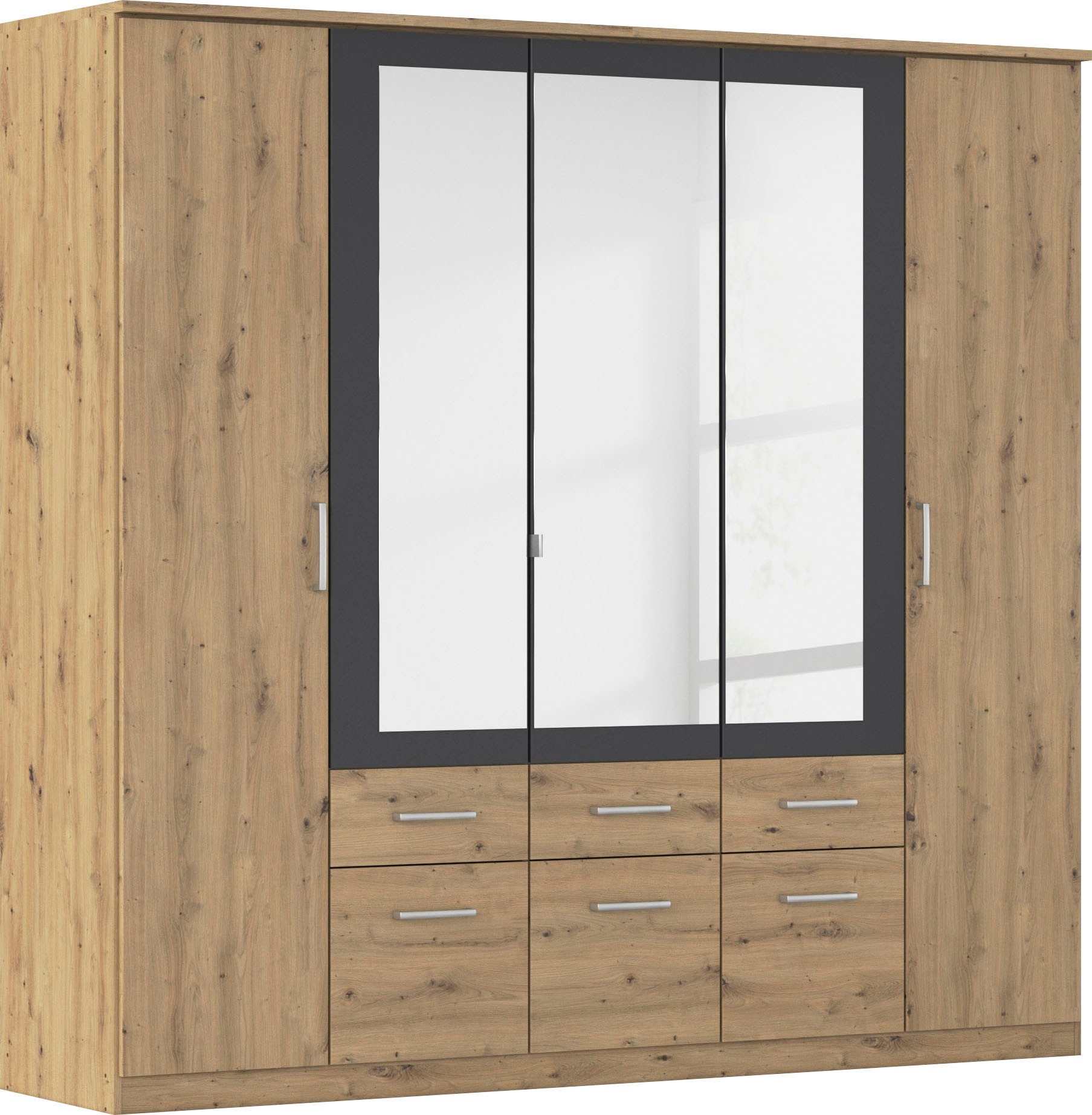 rauch Kleiderschrank "Drehtürenschrank Schrank Garderobe BURANO" mit Schubl günstig online kaufen