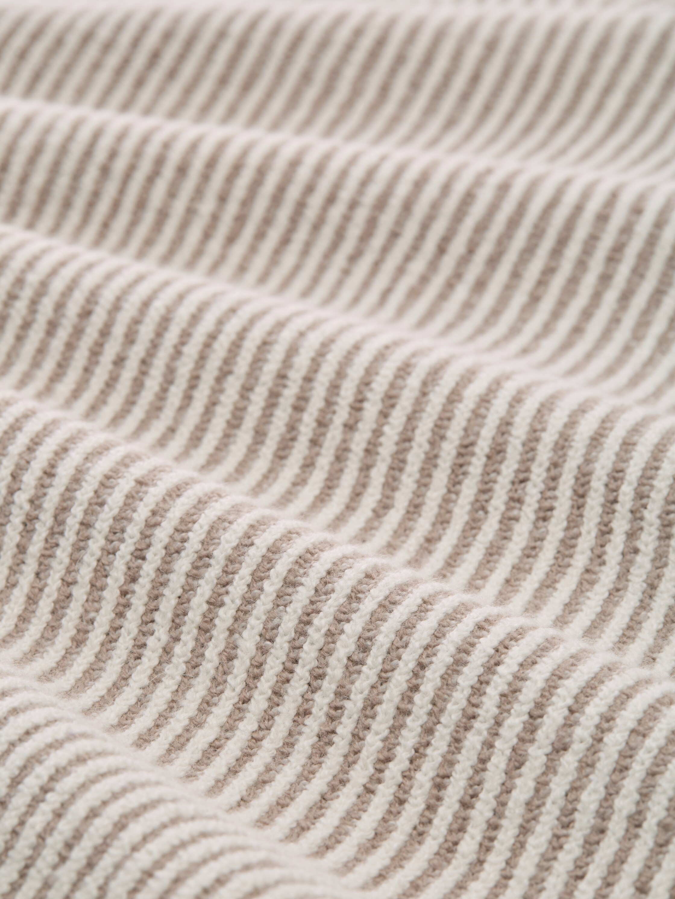 TOM TAILOR Strickpullover mit Rippstruktur