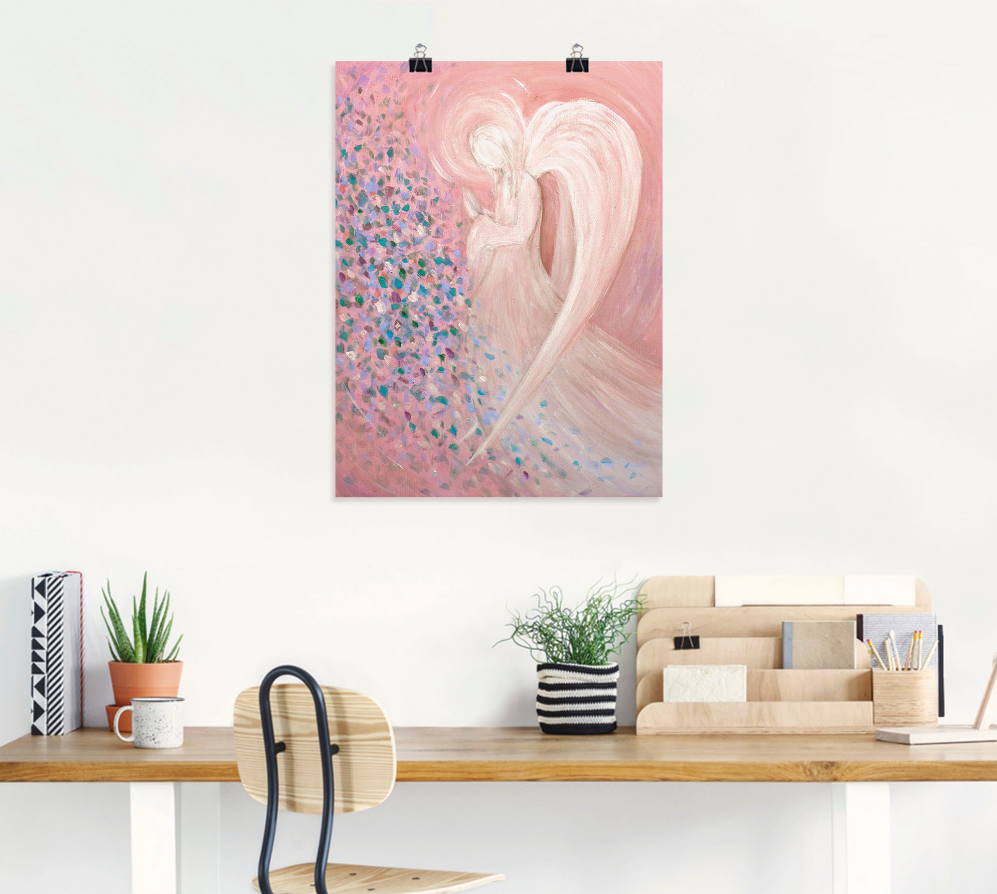 Artland Wandbild "Engelbild - pastell", Religion, (1 St.), als Alubild, Out günstig online kaufen