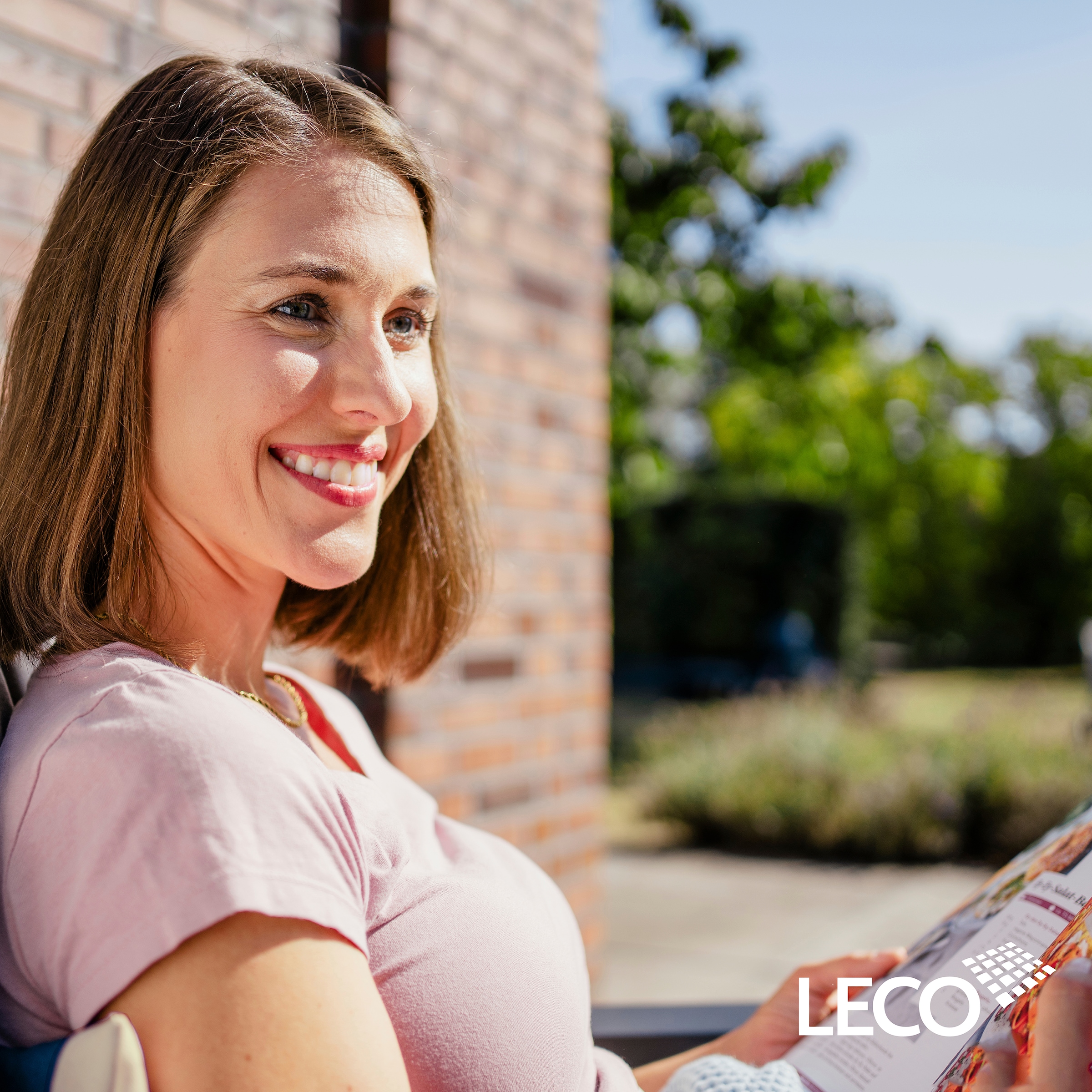 Leco Doppelliege »modern«, mit integriertem Sonnendach, geeignet für 2 Personen