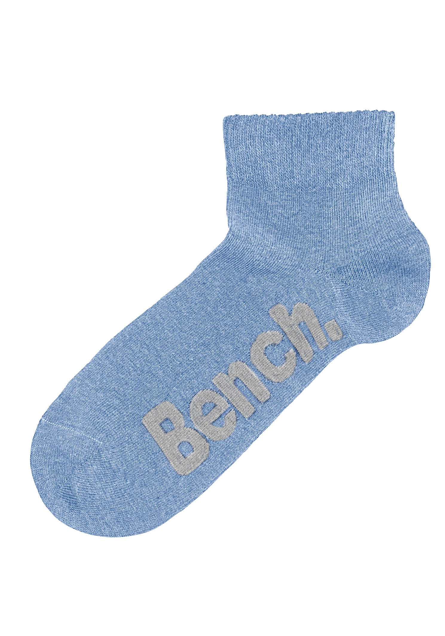 Bench. Kurzsocken, (Set, 3 Paar), mit bequemen Rippbündchen