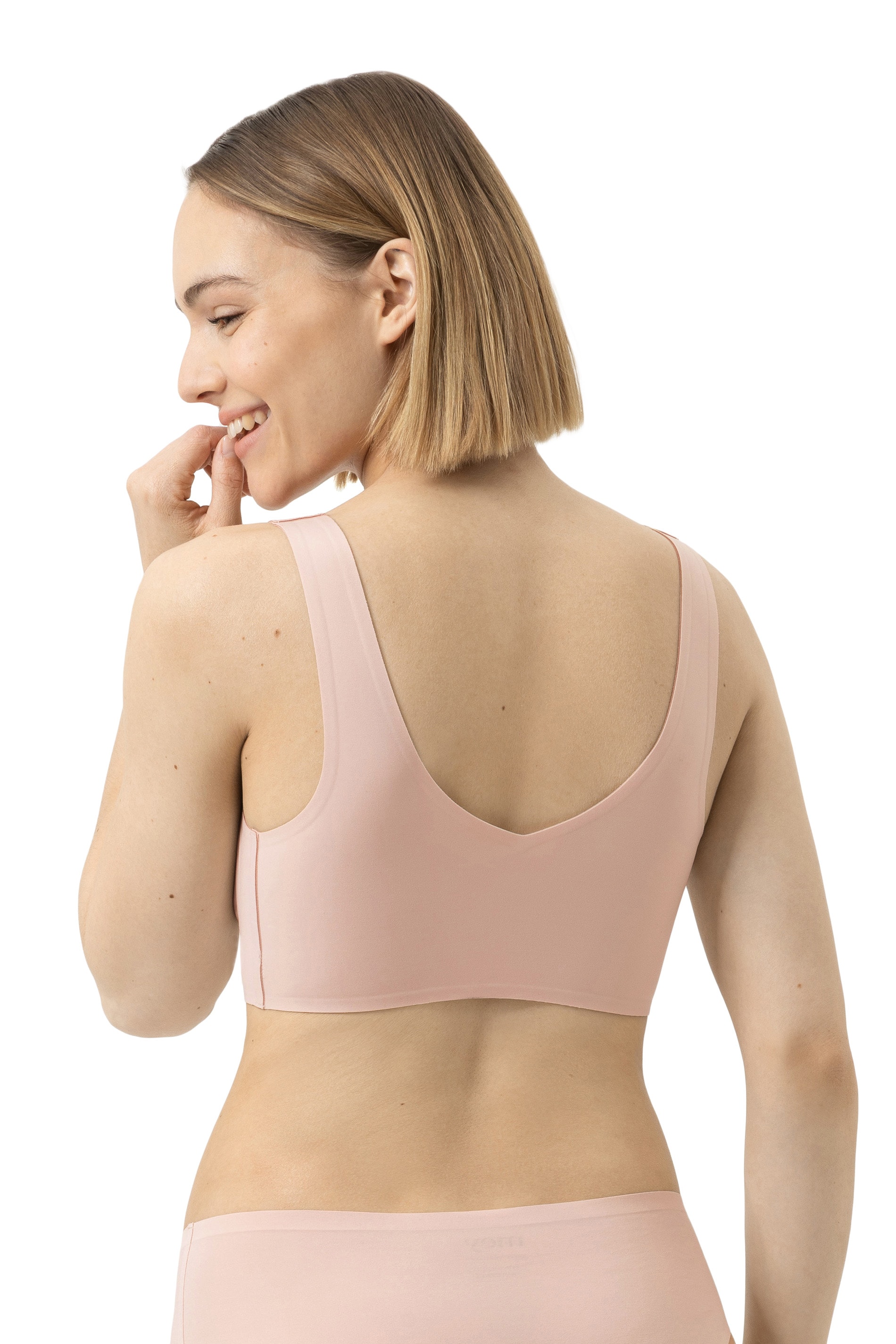 Mey Bustier »Invisibles« herausnehmbare Pads, tiefer V-Ausschnitt, bügellos