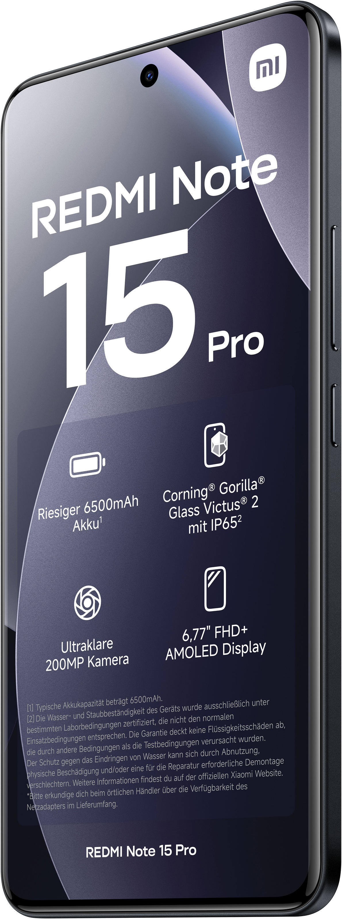 Xiaomi Smartphone »Redmi Note 15 Pro 8+256« Black