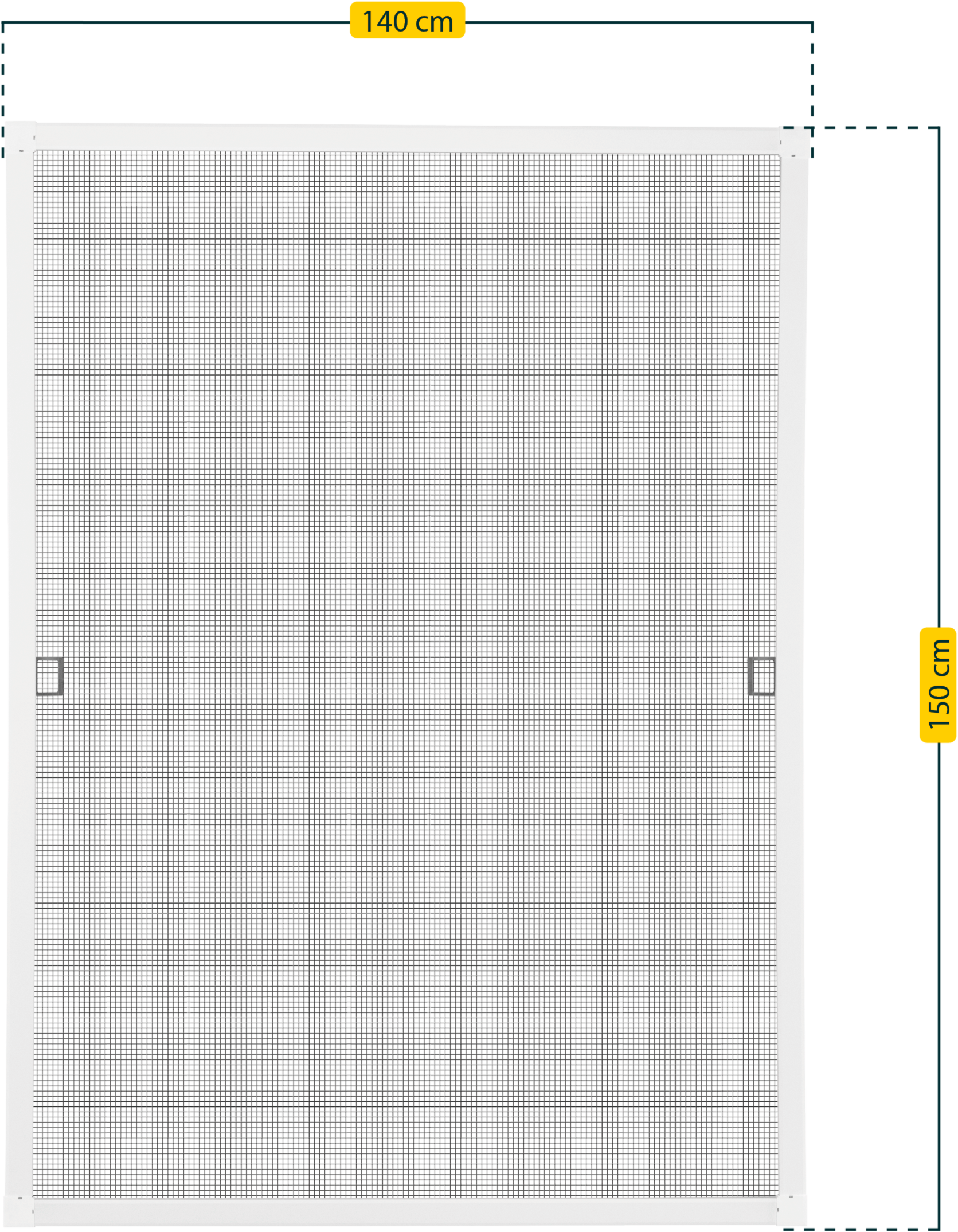 SCHELLENBERG Insektenschutz-Fensterrahmen »Fliegengitter Fenster Premium« Set, 1 Stk. tlg. mit Rahmen aus Aluminium in anthrazit und weiß, 140 x 150 cm