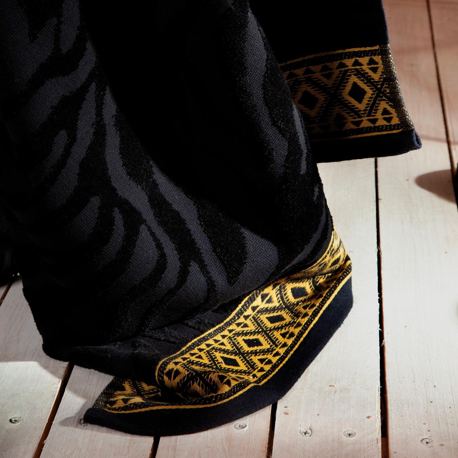 Seahorse Strandtuch »Masai« 100x180, für Sauna und Pool, mit Muster Bordüre günstig online kaufen