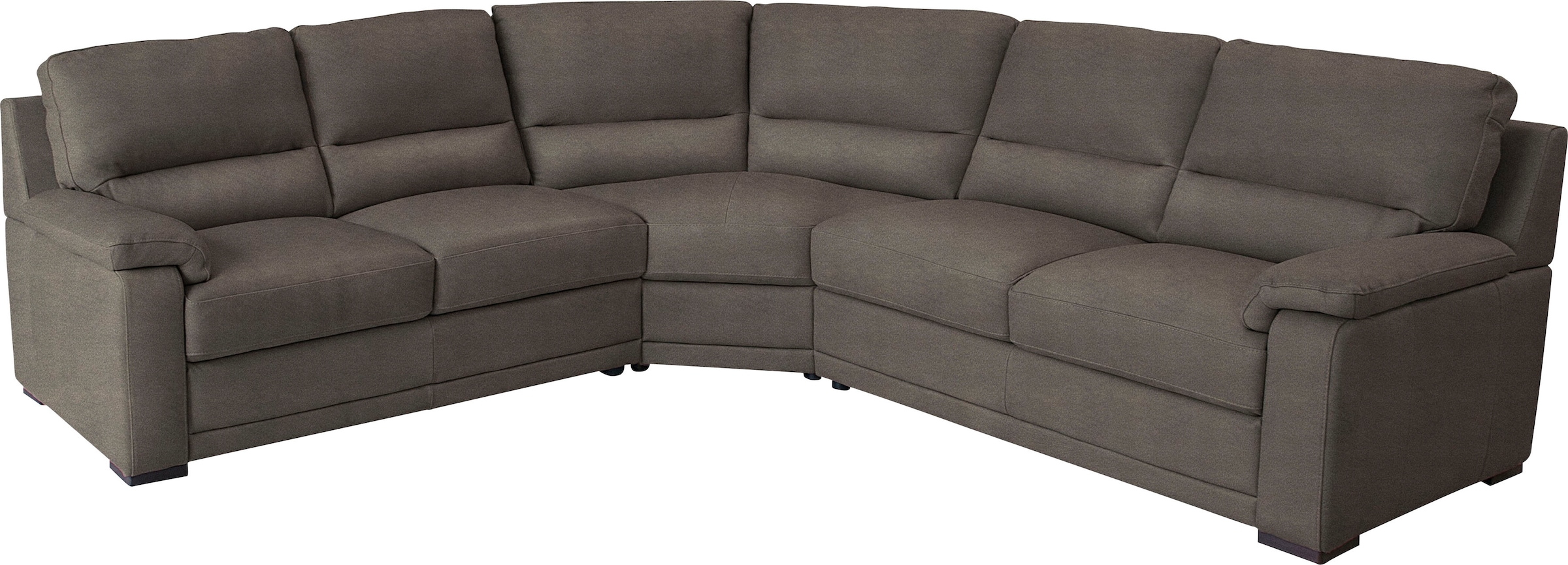 Egoitaliano Ecksofa »Doris, modernes Designerecksofa in hochwertigen Microfaserqualitäten«, edle Detailverarbeitung, wahlweise fleckenabweisend oder in Lederoptik