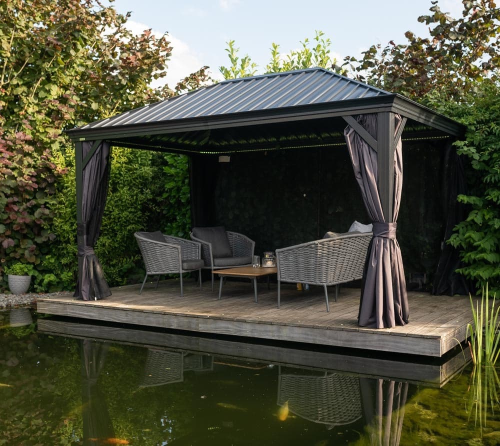 SOJAG Pavillon »Marsala 1216« BxT: 363x483 cm, Aluminiumgestell