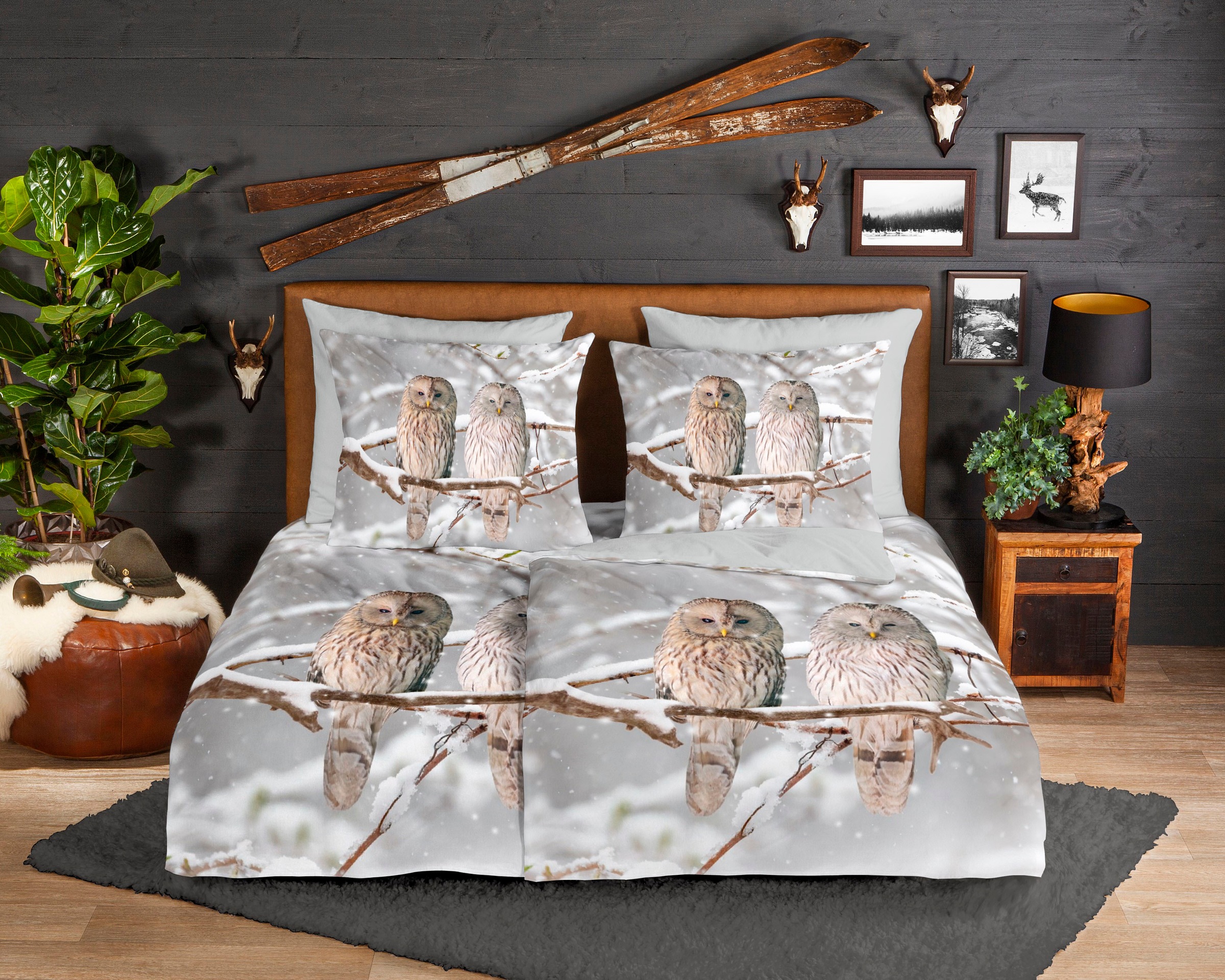 good morning Wendebettwäsche »Febe«, Biber, 135x200, Warm, Weich, Wendeopti günstig online kaufen