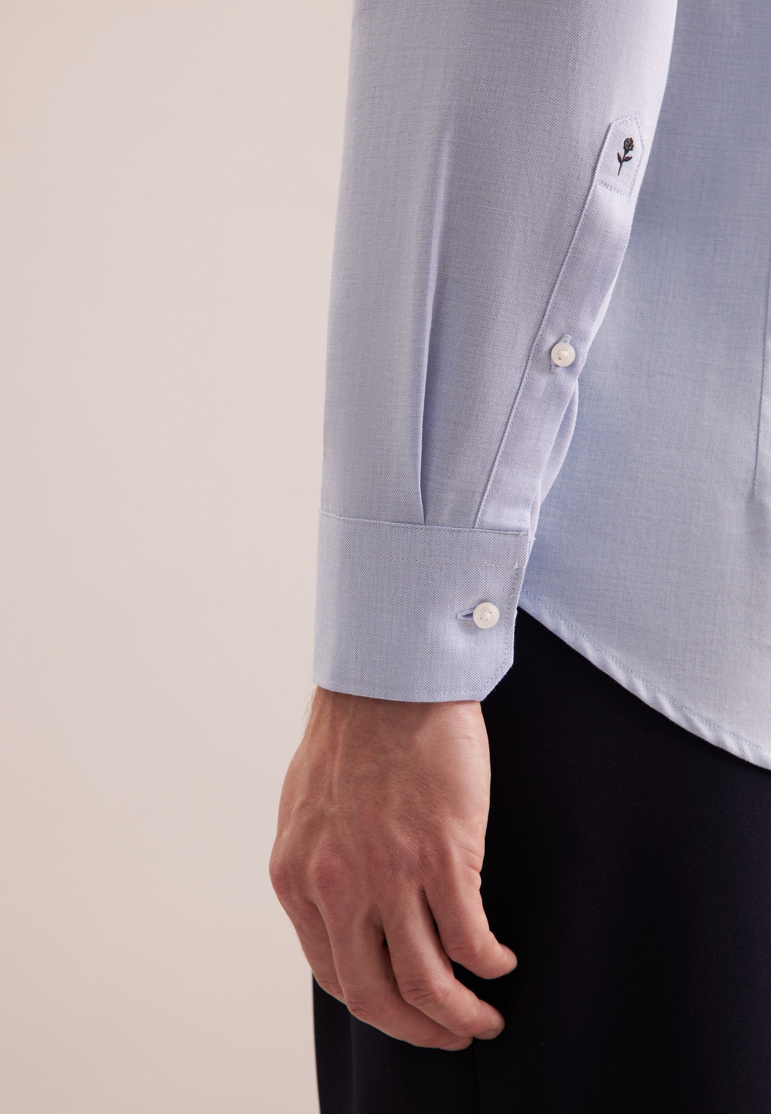 seidensticker Flanellhemd »Schwarze Rose«