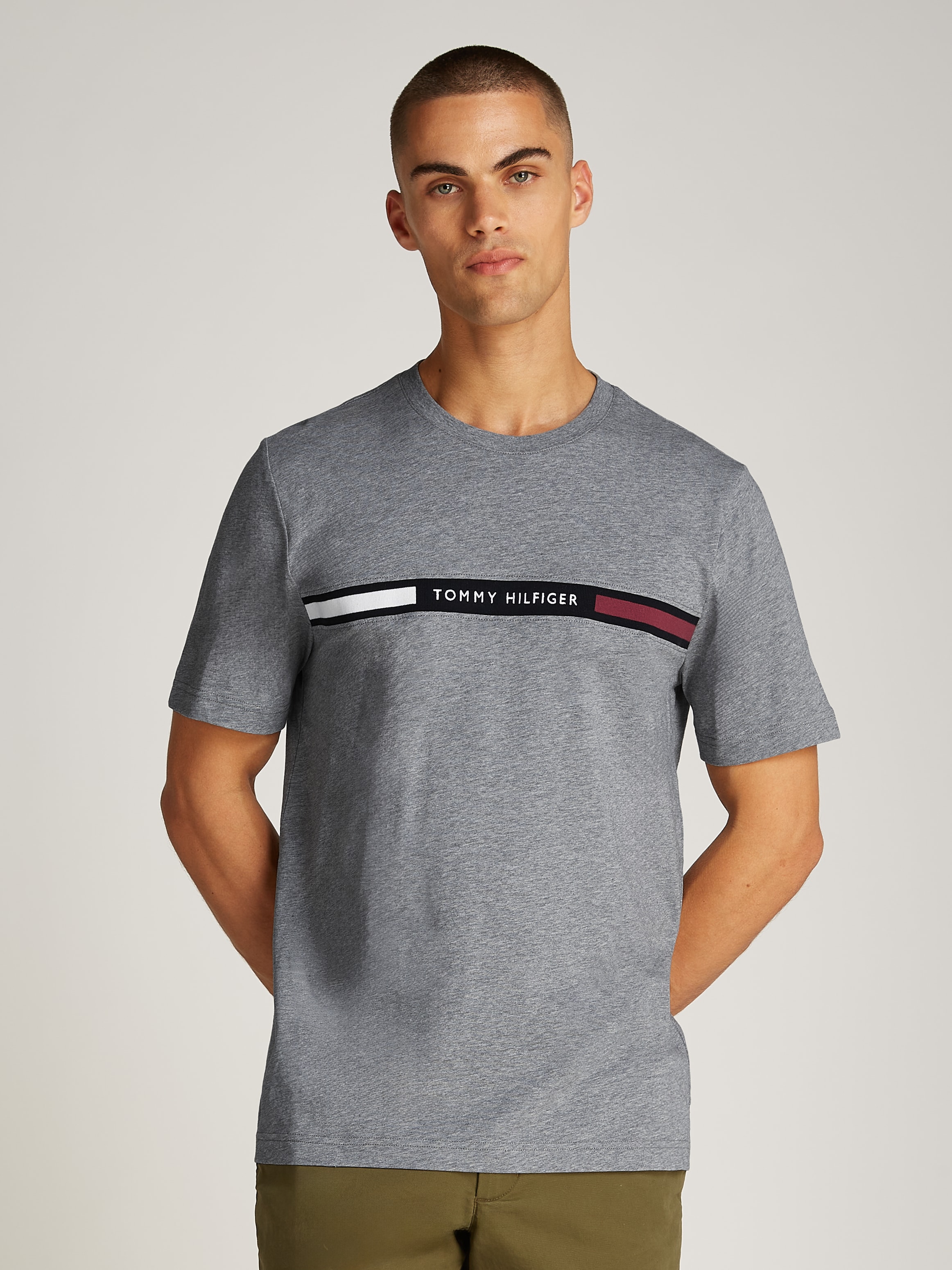 Tommy Hilfiger T-Shirt »HILFIGER CHEST INSERT TEE«