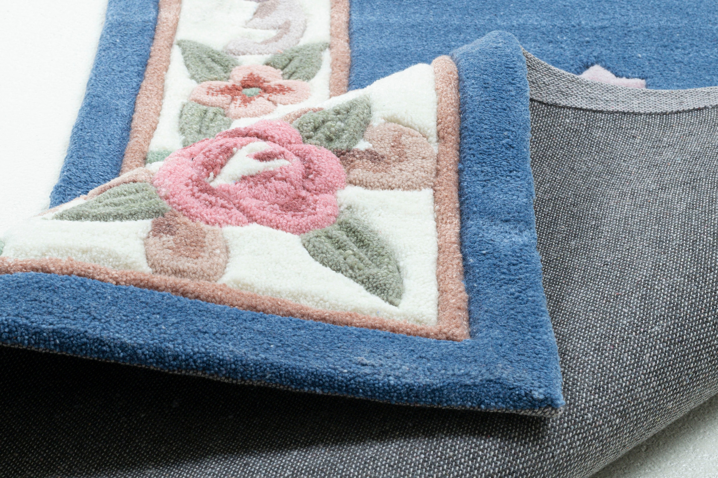 THEKO Bettumrandung »Ming«, (3 tlg.), Bettvorleger, Läufer-Set, hochwertiges Acrylgarn, florales Design