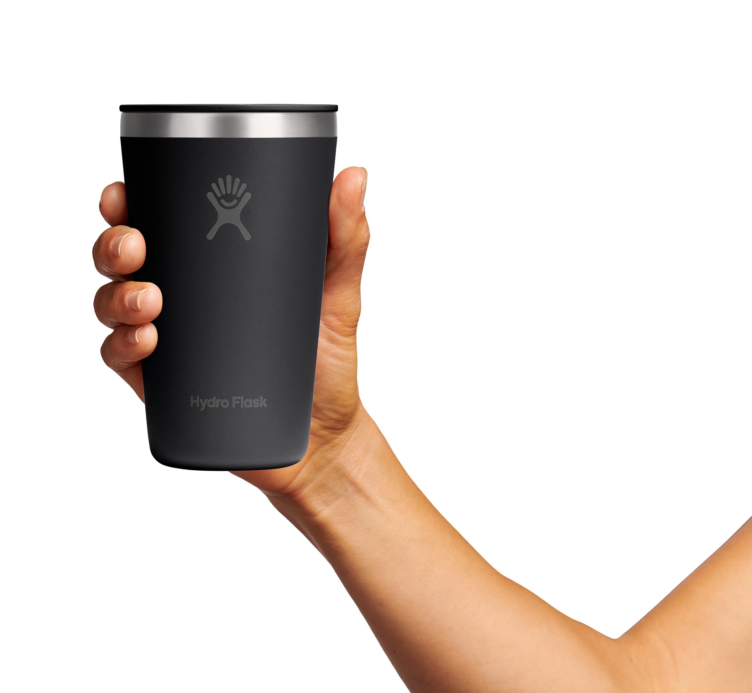 Hydro Flask Thermobecher »16 OZ All Around Tumbler Press-In Lid, 473 ml« Kompatibel mit Trinkhalmdeckel und verschließbaren Eindrückdeckel
