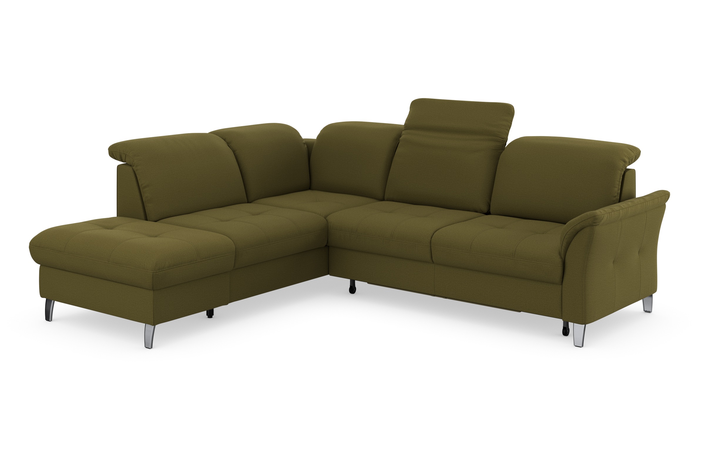 sit&more Ecksofa »Maggiore L-Form«, wahlweise mit Kopfteilverstellung, Bettfunktion und Stauraum