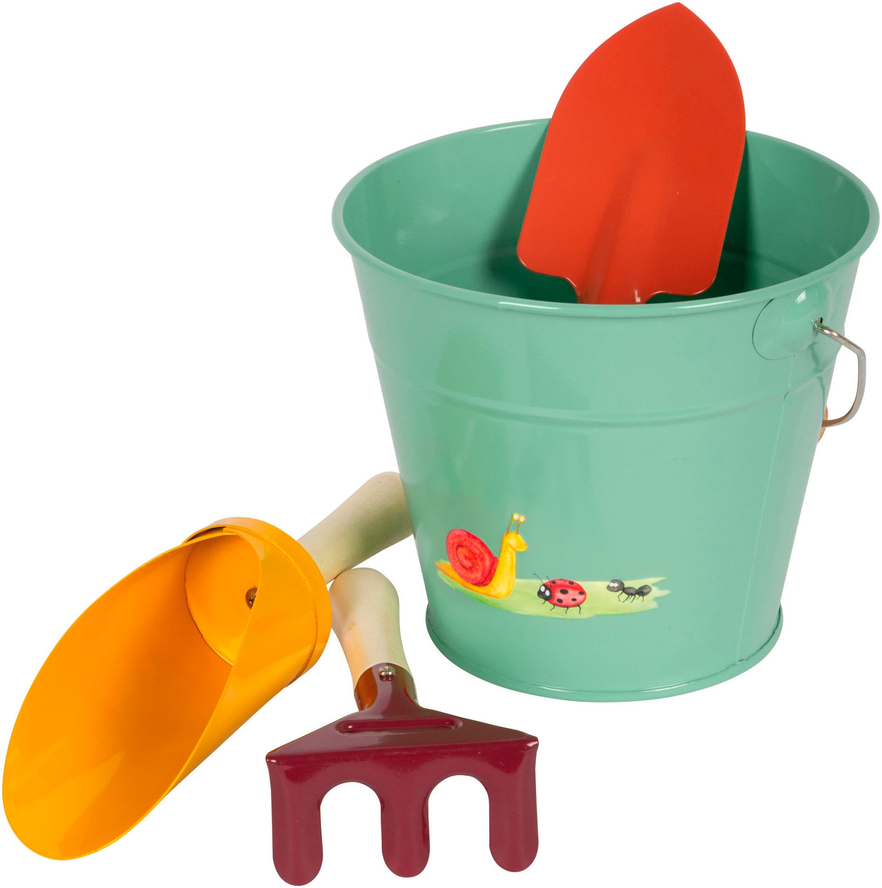 Small Foot Kinder-Gartenset »Handschaufel-Set + Eimer, Tiny Garden«