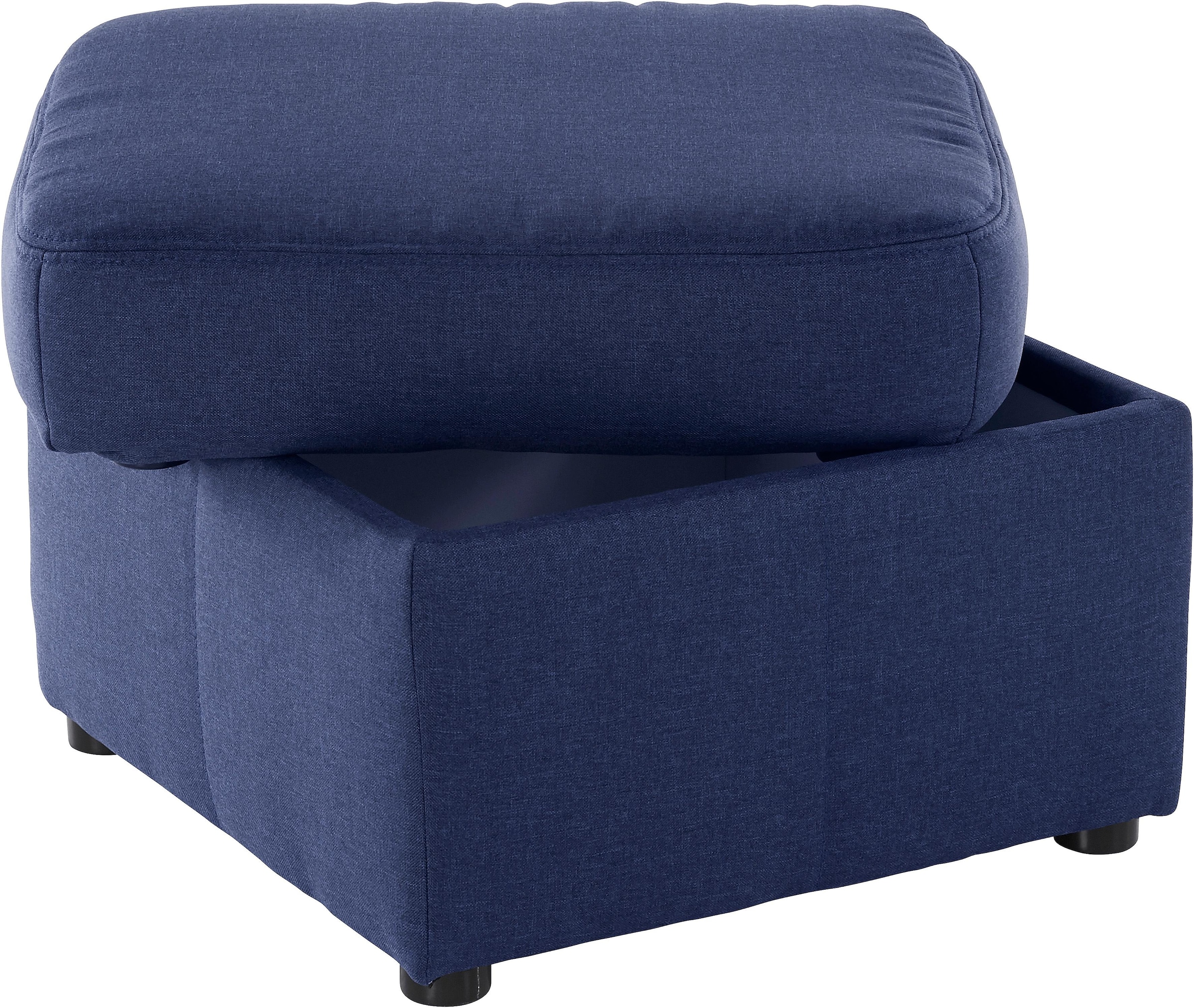DOMO collection Polsterhocker »Bahia«, Belastbarkeit bis 140 kg pro Sitzfläche, mit praktischem Staufach