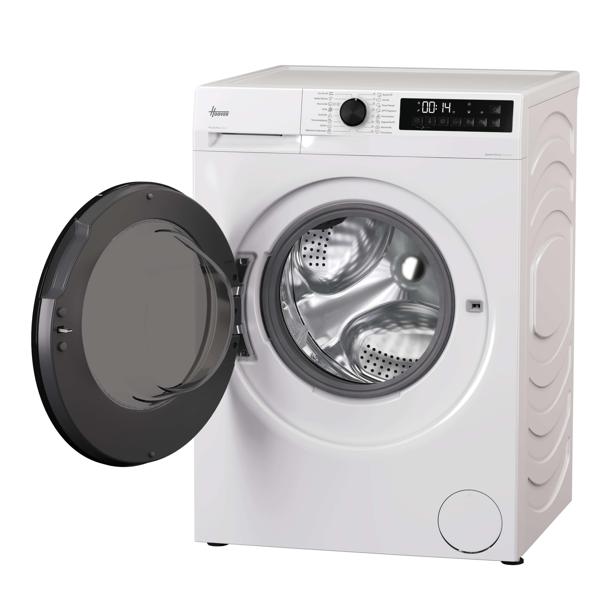 Hoover Waschtrockner »HGWDQ485SB6-84« 8 kg /5 kg 72 dB(A) Vielseitige Kurzprogramme
