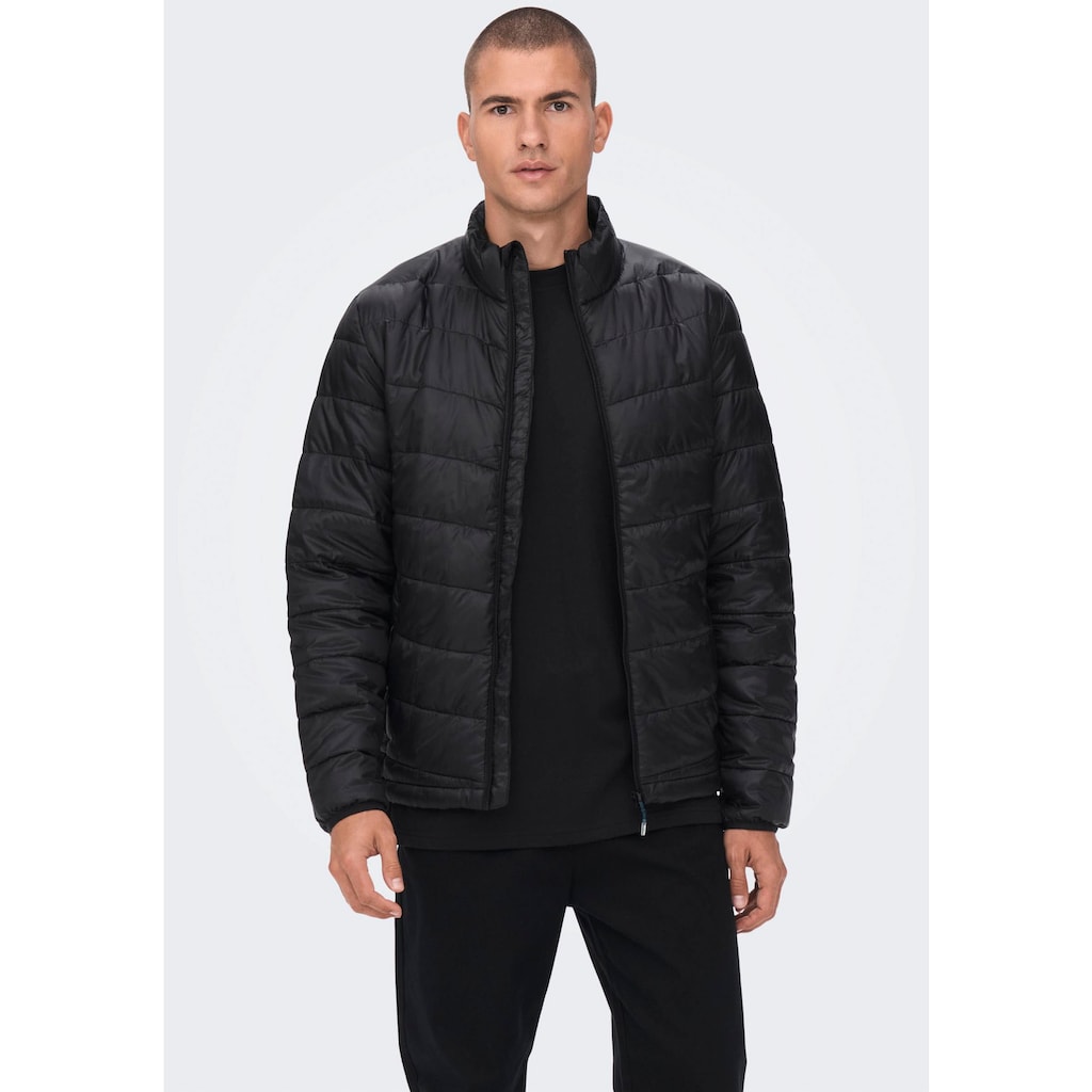 ONLY & SONS Steppjacke »ONSCARVEN QUILTED PUFFER OTW NOOS«