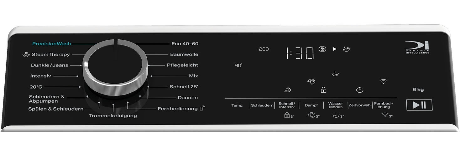 BAUKNECHT Waschmaschine Toplader »TBK 61A BWD SILENCE« 6 kg 1200 U/min HomeWhiz – smarte Vernetzung für mehr Komfort