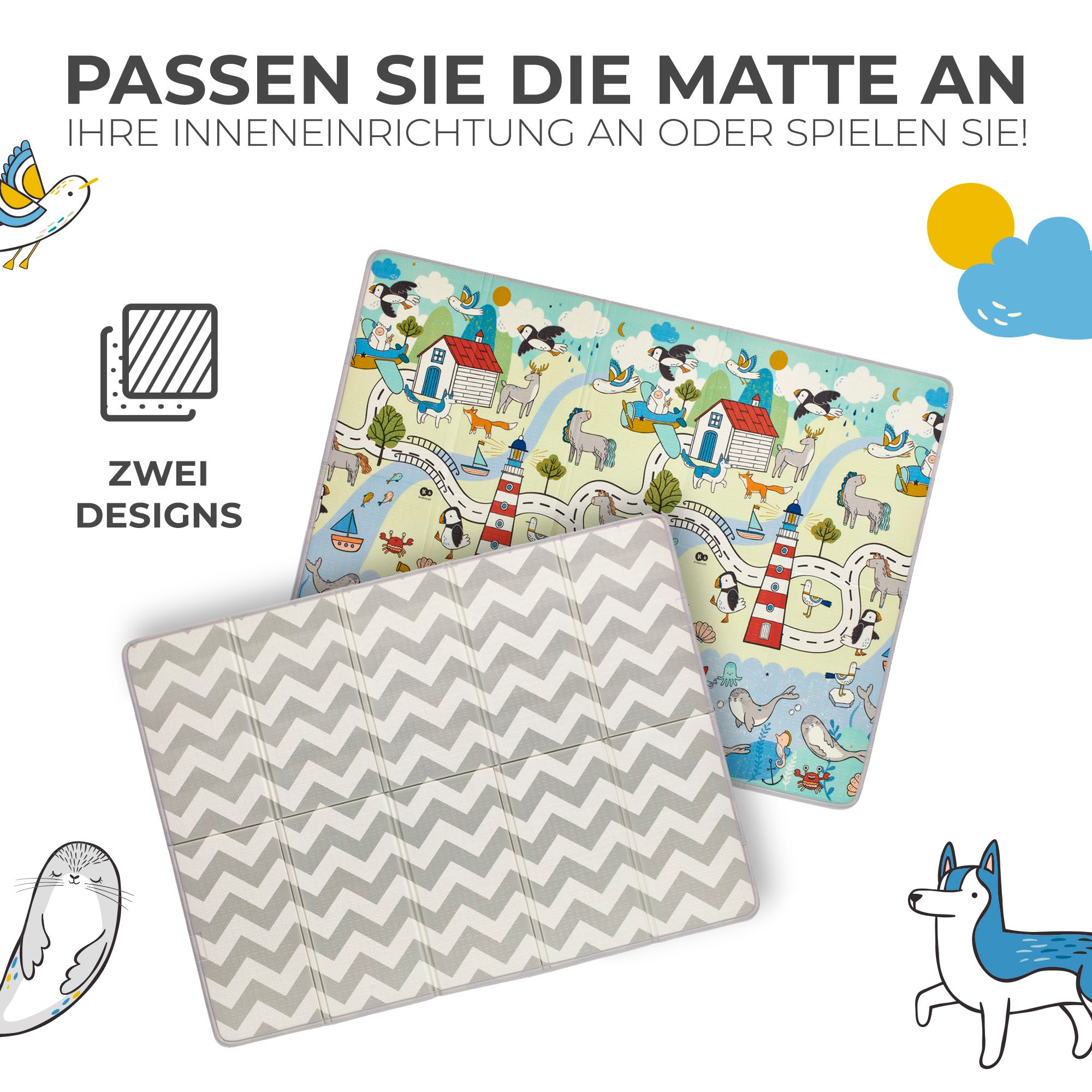 Kinderkraft Spielmatte »Matte XPE MATTY 2«