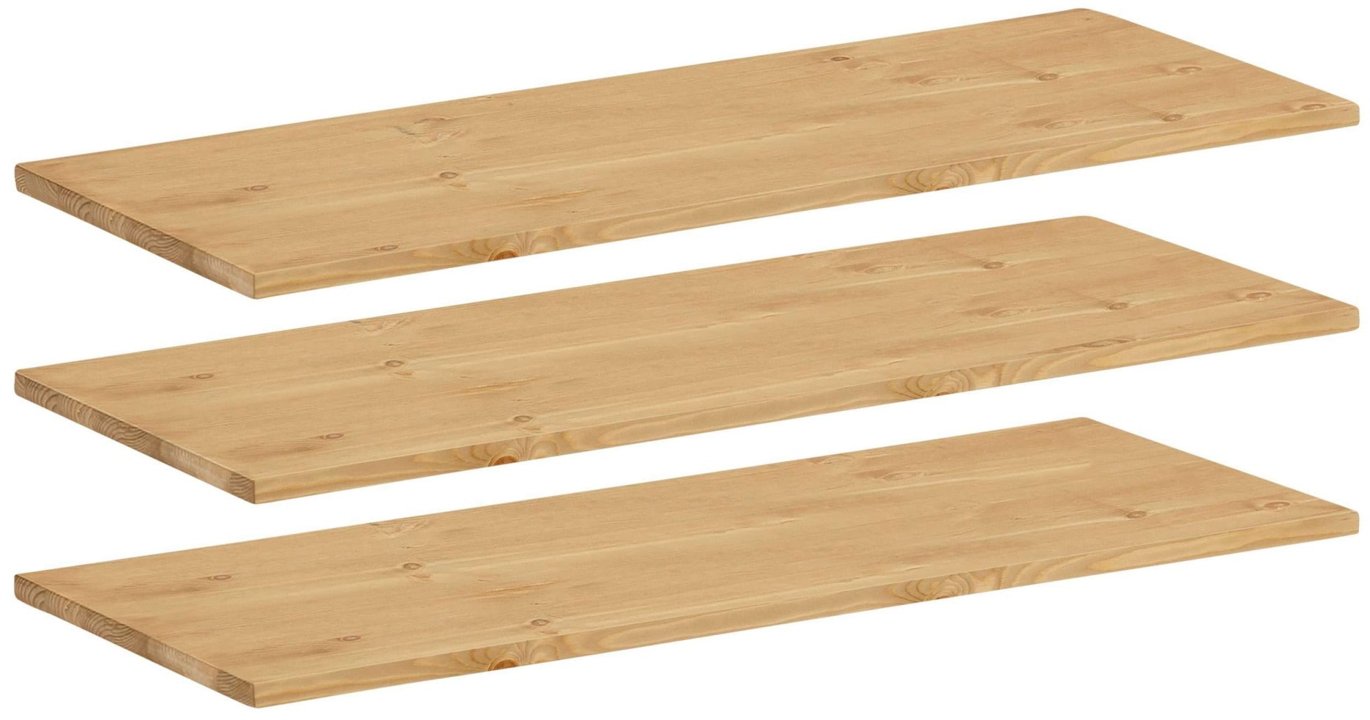 Home affaire Einlegeboden »Juventus« Set, 3 Einlegeböden im Set, 3 Stk. tlg. aus masiiver Kiefer, Breite 60 cm,