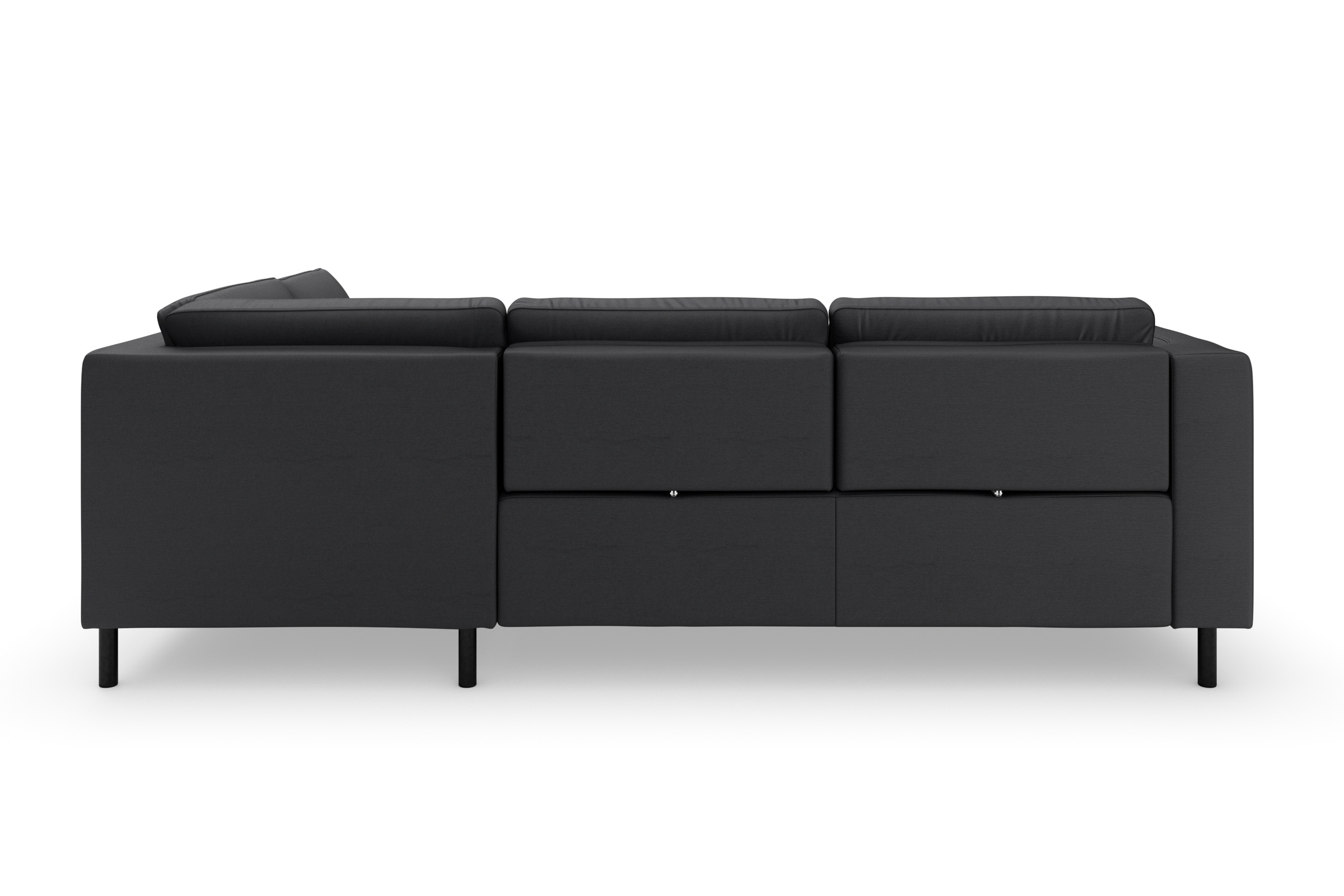 sit&more Ecksofa »Olsen L-Form«, inklusive Sitztiefenverstellung, wahlweise mit Bettfunktion, 15cm hoch