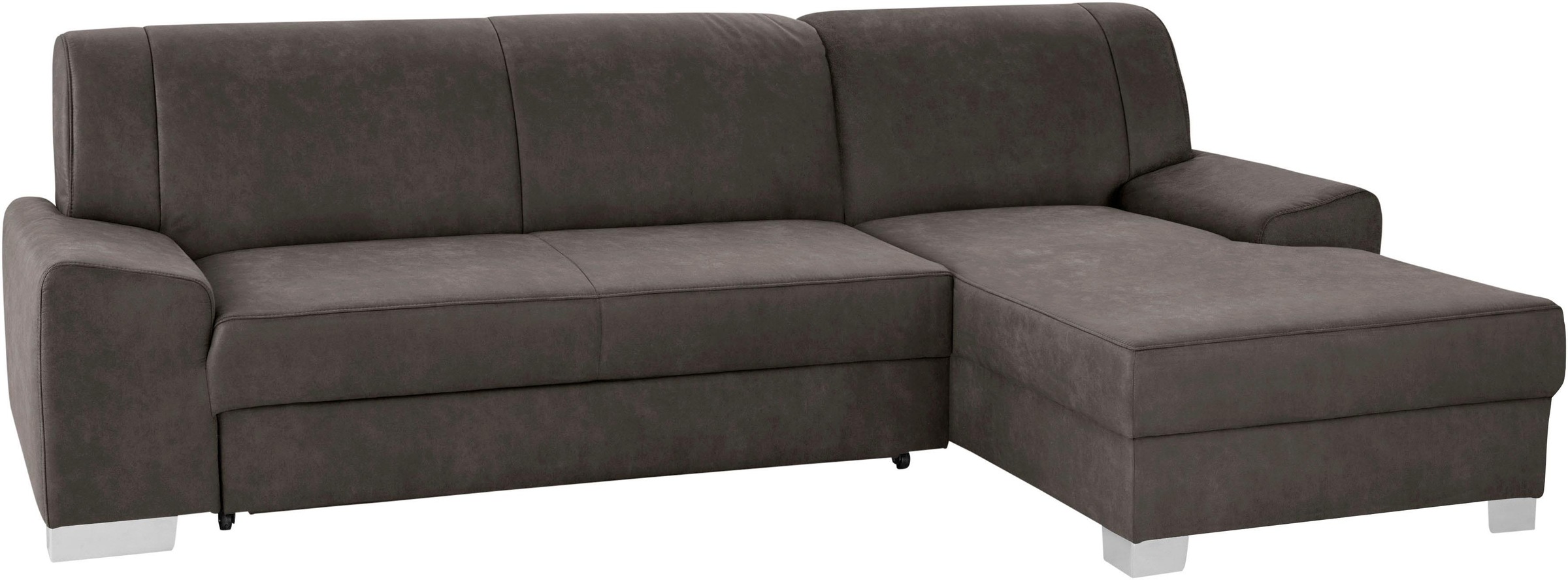DOMO collection Ecksofa »Anzio L-Form, whlw. Bettfunktion, Federkern, hochw günstig online kaufen