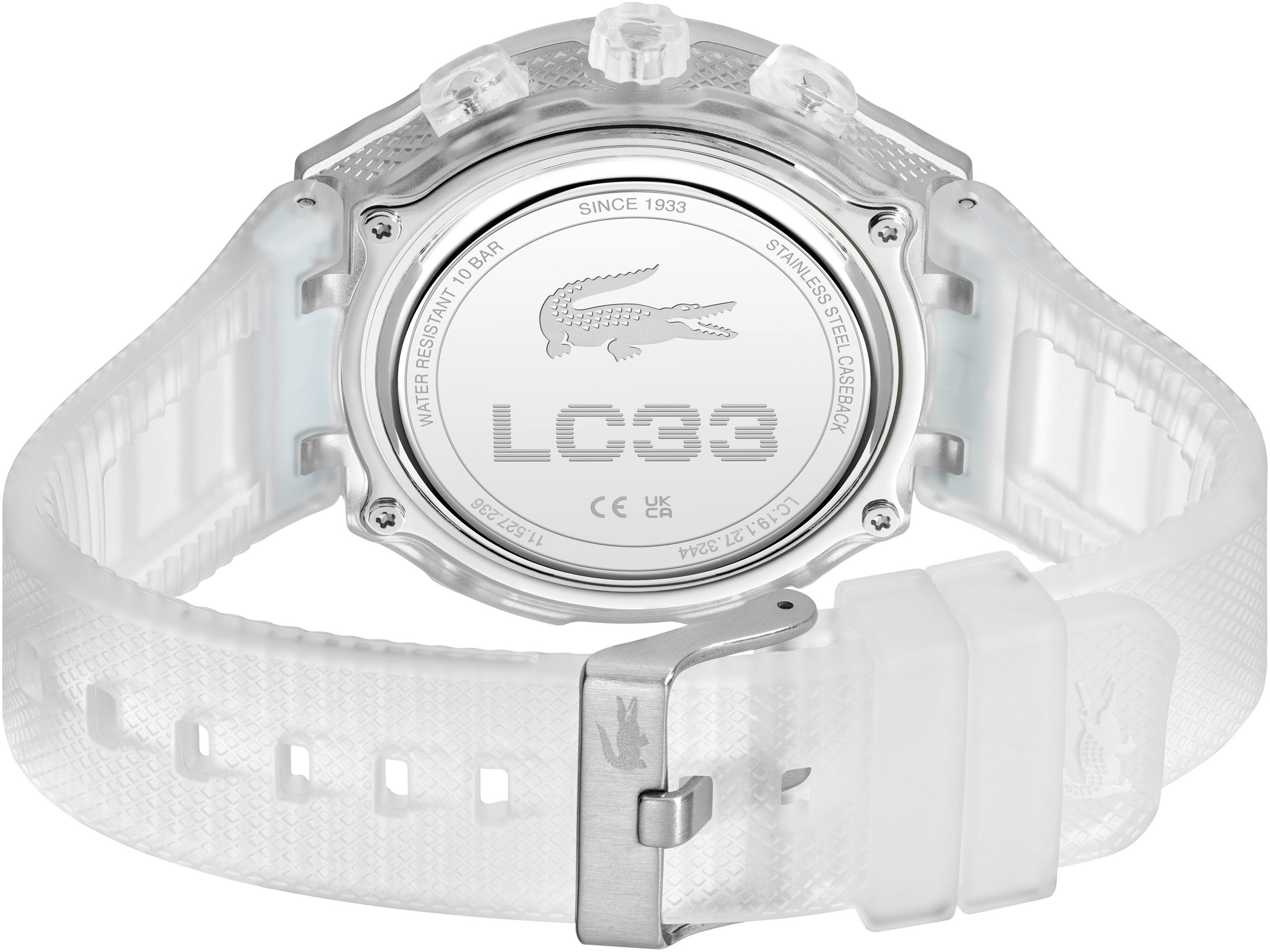 Lacoste Chronograph »LC33«, Armbanduhr, Quarzuhr, Herren, analog, digital, Stoppfunktion