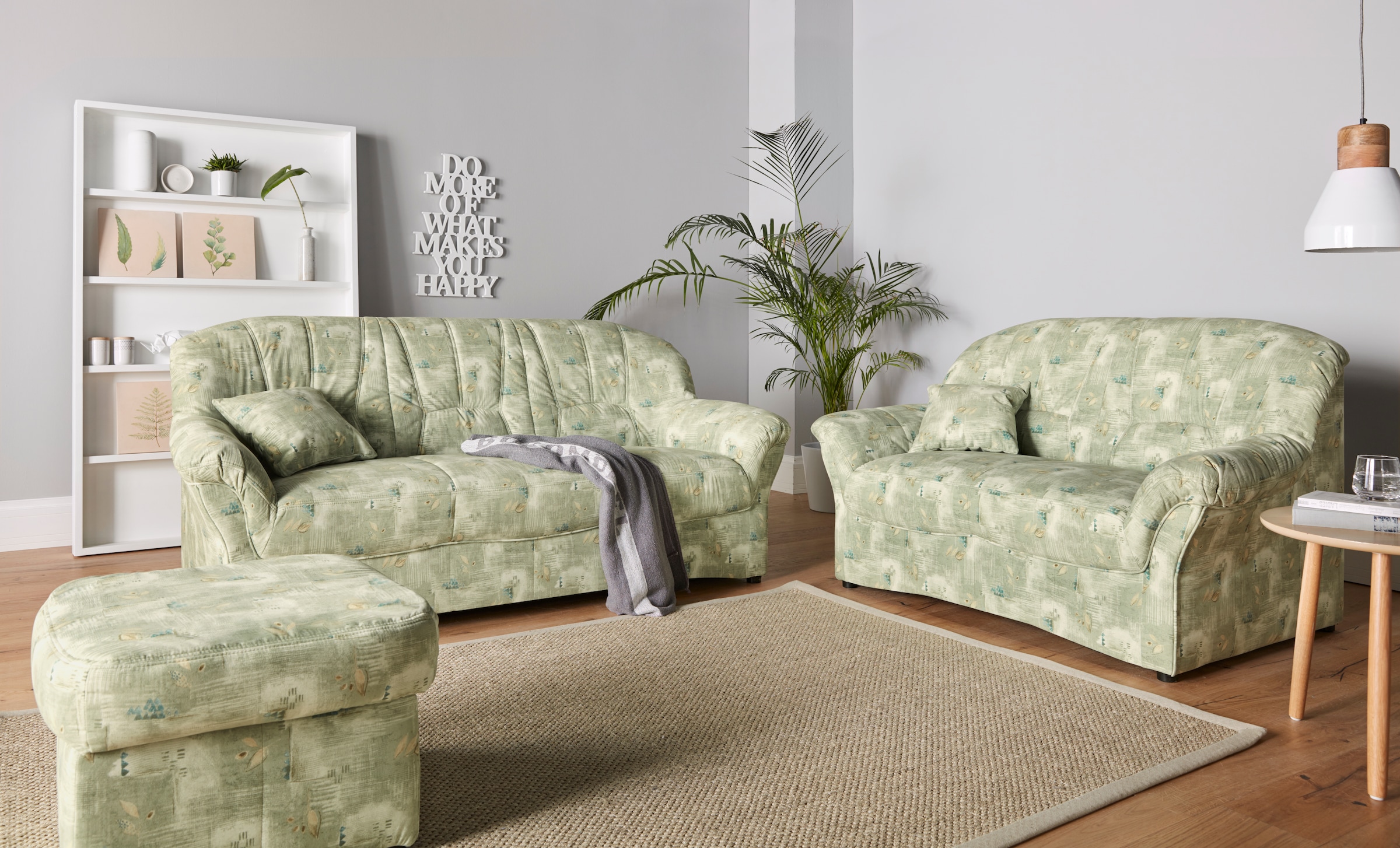 DOMO collection Polstergarnitur »Bahia belastbar bis 140kg/ Sitz, mit Feder günstig online kaufen