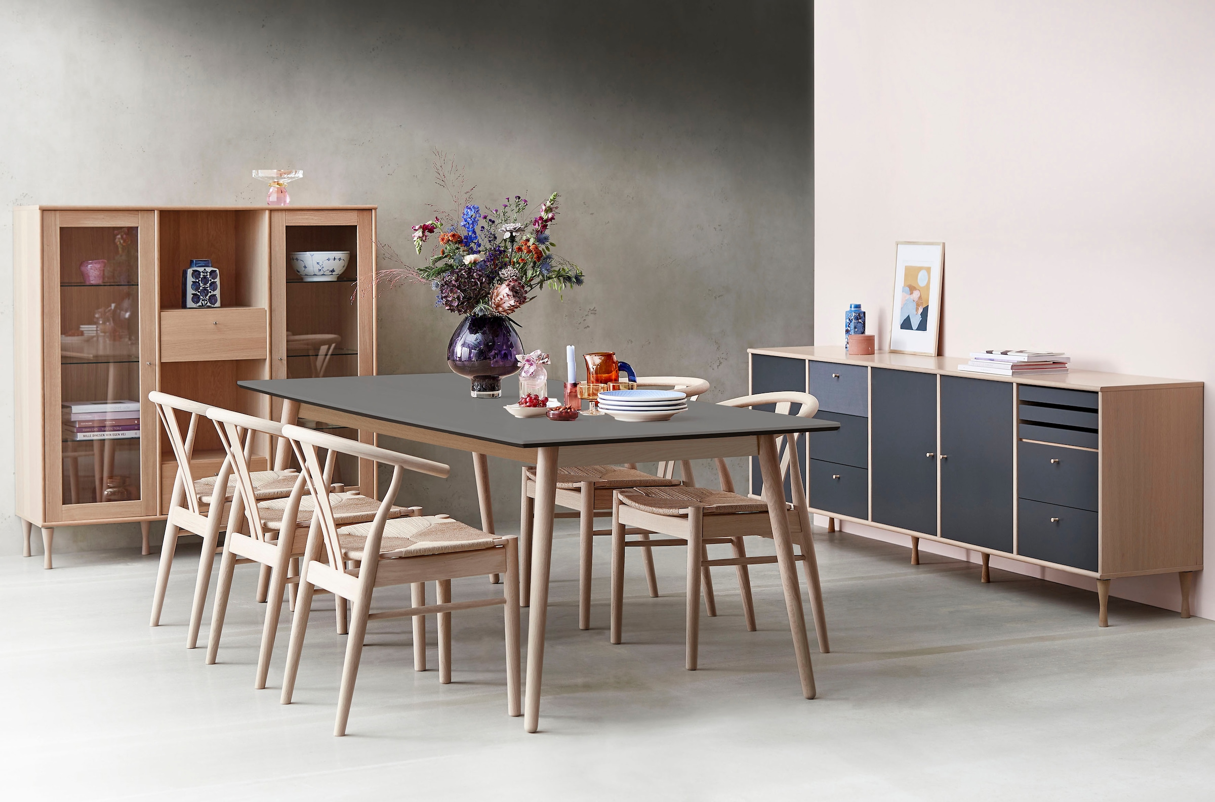 Hammel Furniture Esstisch "Meza Designtisch mit Auszugsfunktion und 2 Einle günstig online kaufen