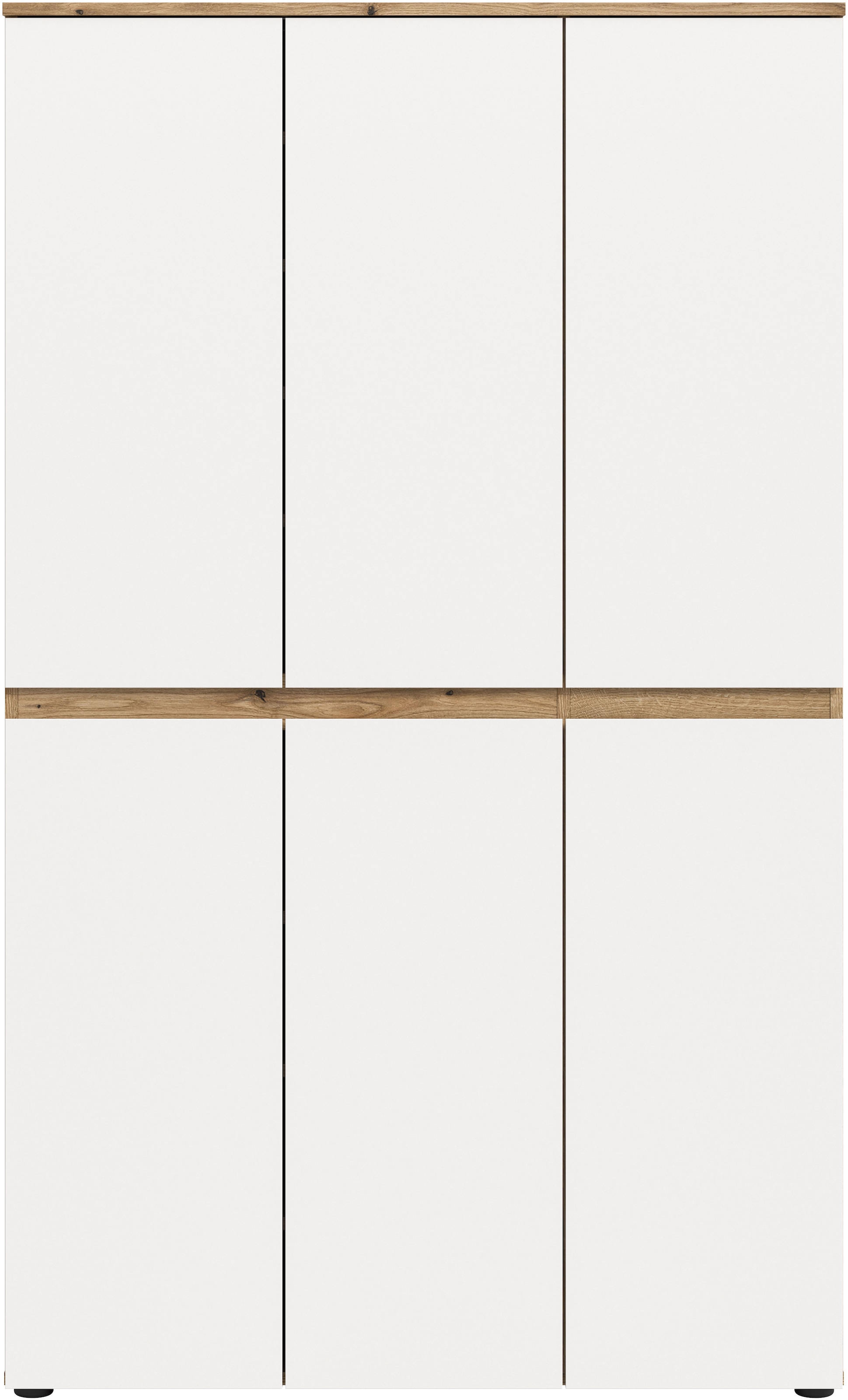 Home affaire Mehrzweckschrank »CIPELA« 1 Stk. tlg. BxH:105x175 cm, viel Stauraum, variable Einlegeböden, Kleiderstange