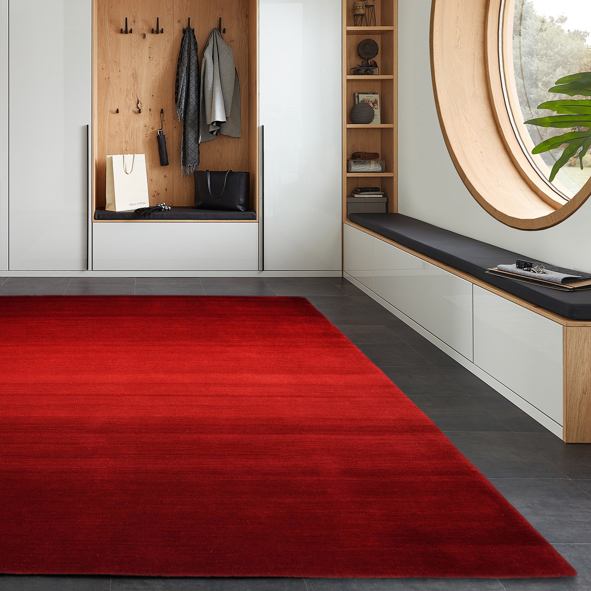 THEKO Wollteppich "Wool Comfort" rechteckig 14 mm Höhe Handweb Teppich, rei günstig online kaufen