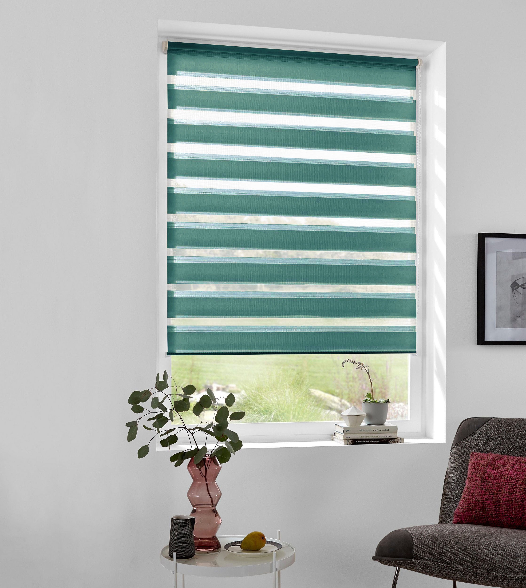 my home Doppelrollo »MARANO« Lichtschutz Sichtschutz   Verdunkelung ohne Bo günstig online kaufen