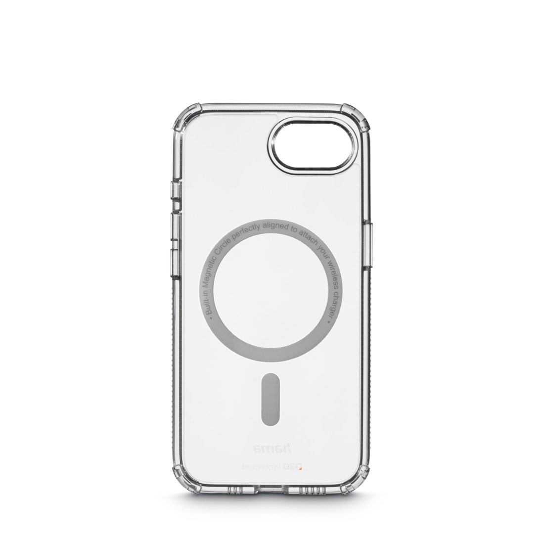 Hama Smartphone-Hülle »Handyhülle magnetisch f. Apple iPhone 16e (D30, druchsichtig)«, Apple iPhone 16e, MagSafe