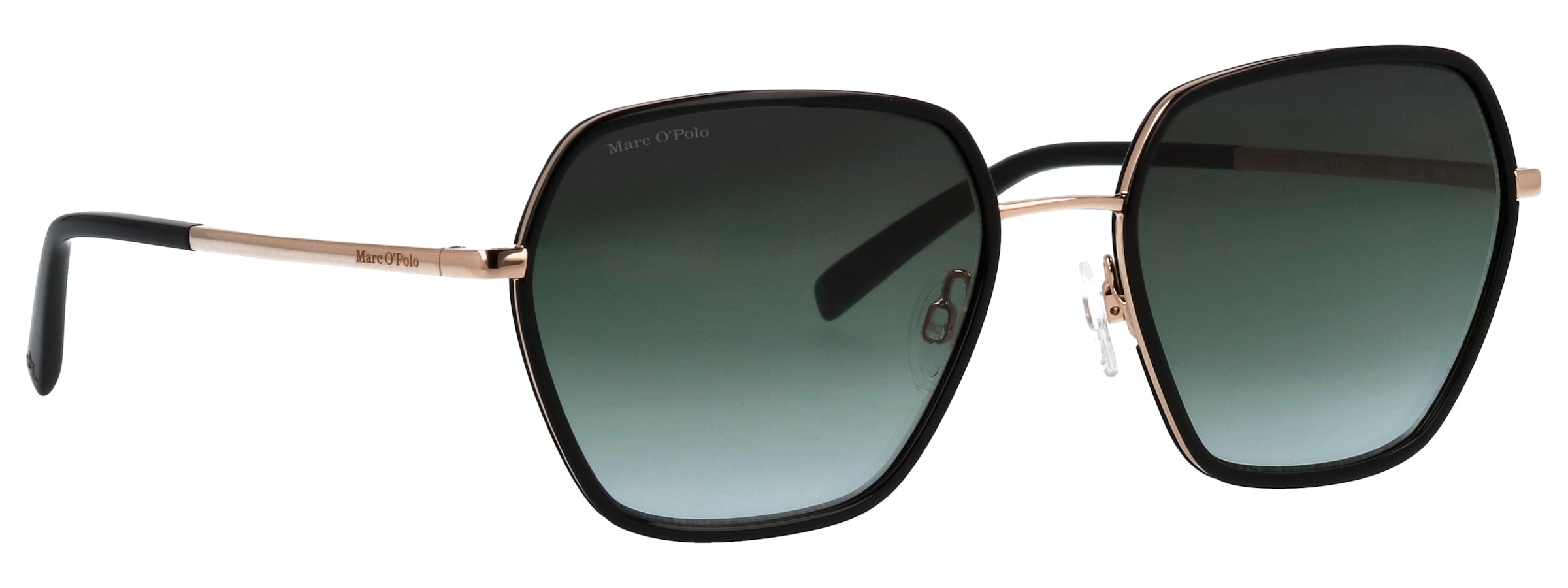 Marc O'Polo Sonnenbrille »Modell 505122« Form Hexagon, Logoschriftzug auf Bügel, Metallfassung